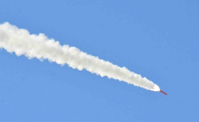 epa05675653 A handout picture released by the Pakistan Armed Forces Inter-Services Public Relations (ISPR) shows the test-flight of the newly developed Babur Cruise Missile, at an undisclosed location in Pakistan, 14 December 2016. According to media reports, military on 14 December conducted a successful test of an enhanced version of the indigenously developed Babur Cruise Missile. Babur Weapon System version - 2 incorporates advanced aerodynamics and avionics that can strike targets both at land and sea with high accuracy, at a range of 700 kilometers. It is a low flying, terrain hugging missile, which carries certain stealth features and is capable of carrying various types of warheads.  EPA/ISPR / HANDOUT  HANDOUT EDITORIAL USE ONLY/NO SALES