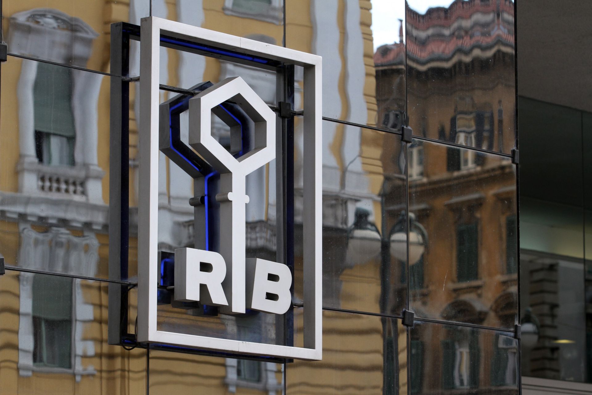 04.09.2015. Rijeka - Erste Banka na Jadranskom trgu, bivsa Rijecka banka.
Photo: Goran Kovacic/PIXSELL