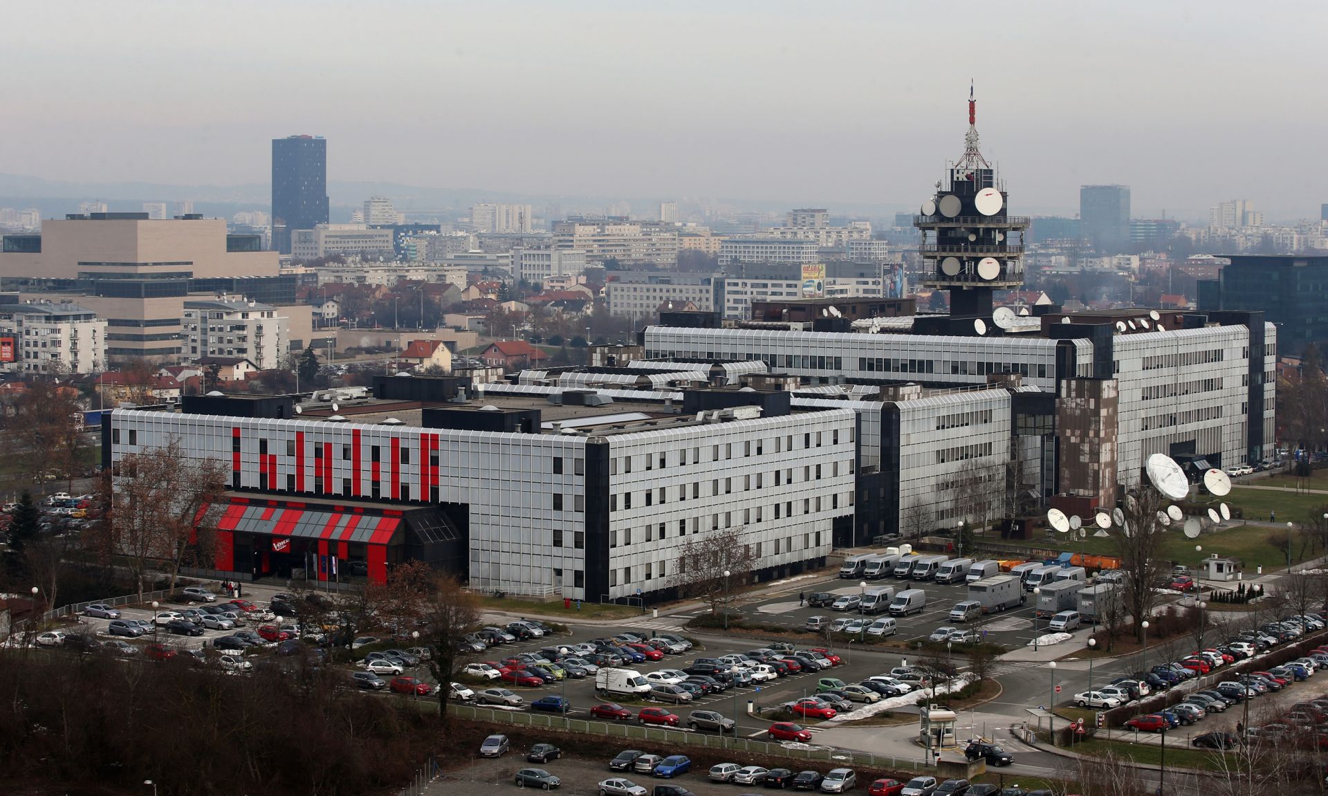 14.01.2016., Zagreb - Zgrada Hrvatske RadioTelevizije na Prisavlju.
Photo: Robert Anic/PIXSELL