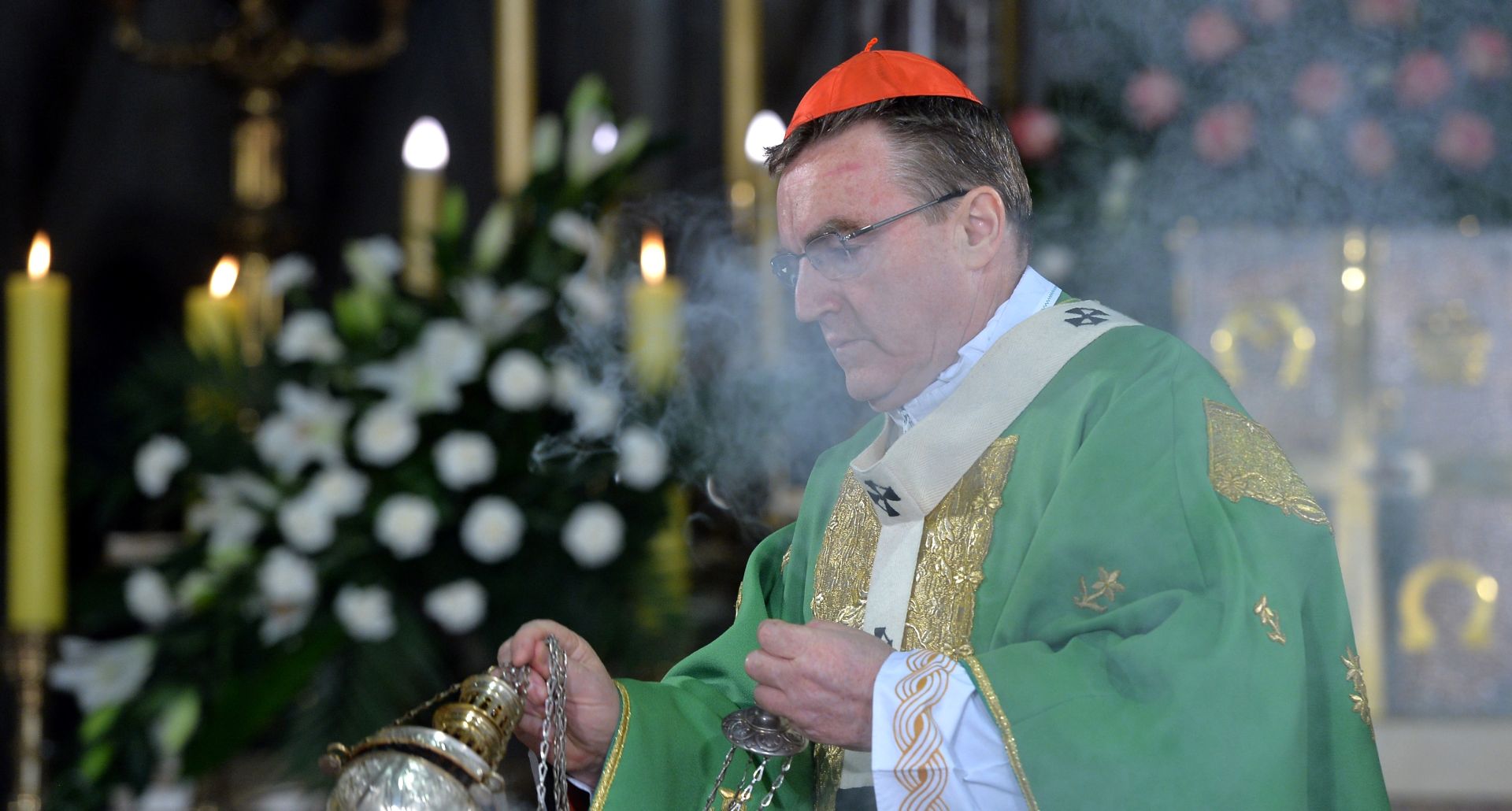 15.01.2017., Zagreb - Katedrala, misa povodom 25 obljetnice medjunarodnog priznanja Hrvatske. Josip Bozanic. 
Photo: Marko Lukunic/PIXSELL
