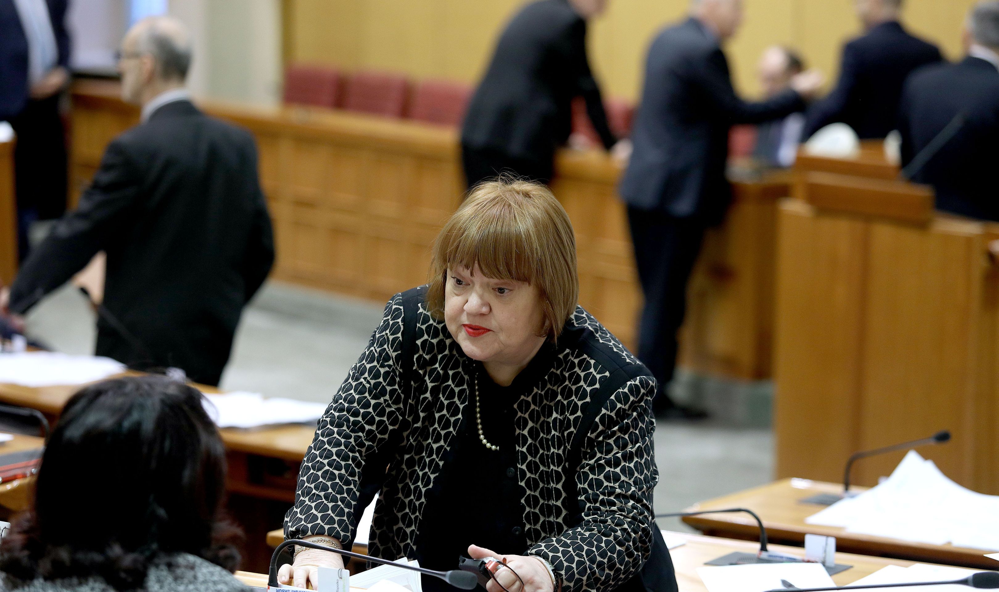 18.01.2017., Zagreb - Drugog dana 3. sjednice Sabora premijer Andrej Plenkovic podnio je izvjesce o sastancima Europskoga vijeca. Anka Mrak Taritas.
photo: Patrik Macek/PIXSELL