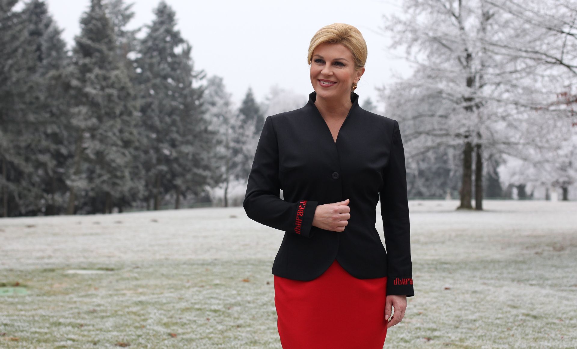 22.12.2016., Zagreb - Kolinda Grabar-Kitarovic, predsjednica Republike Hrvatske. 
Photo: Boris Scitar/Vecernji list/PIXSELL