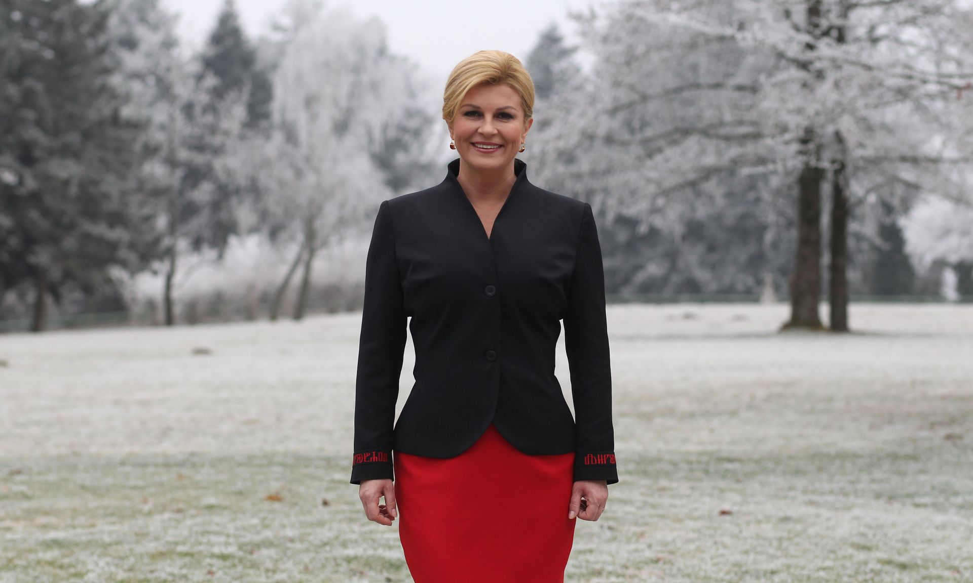 22.12.2016., Zagreb - Kolinda Grabar-Kitarovic, predsjednica Republike Hrvatske. 
Photo: Boris Scitar/Vecernji list/PIXSELL