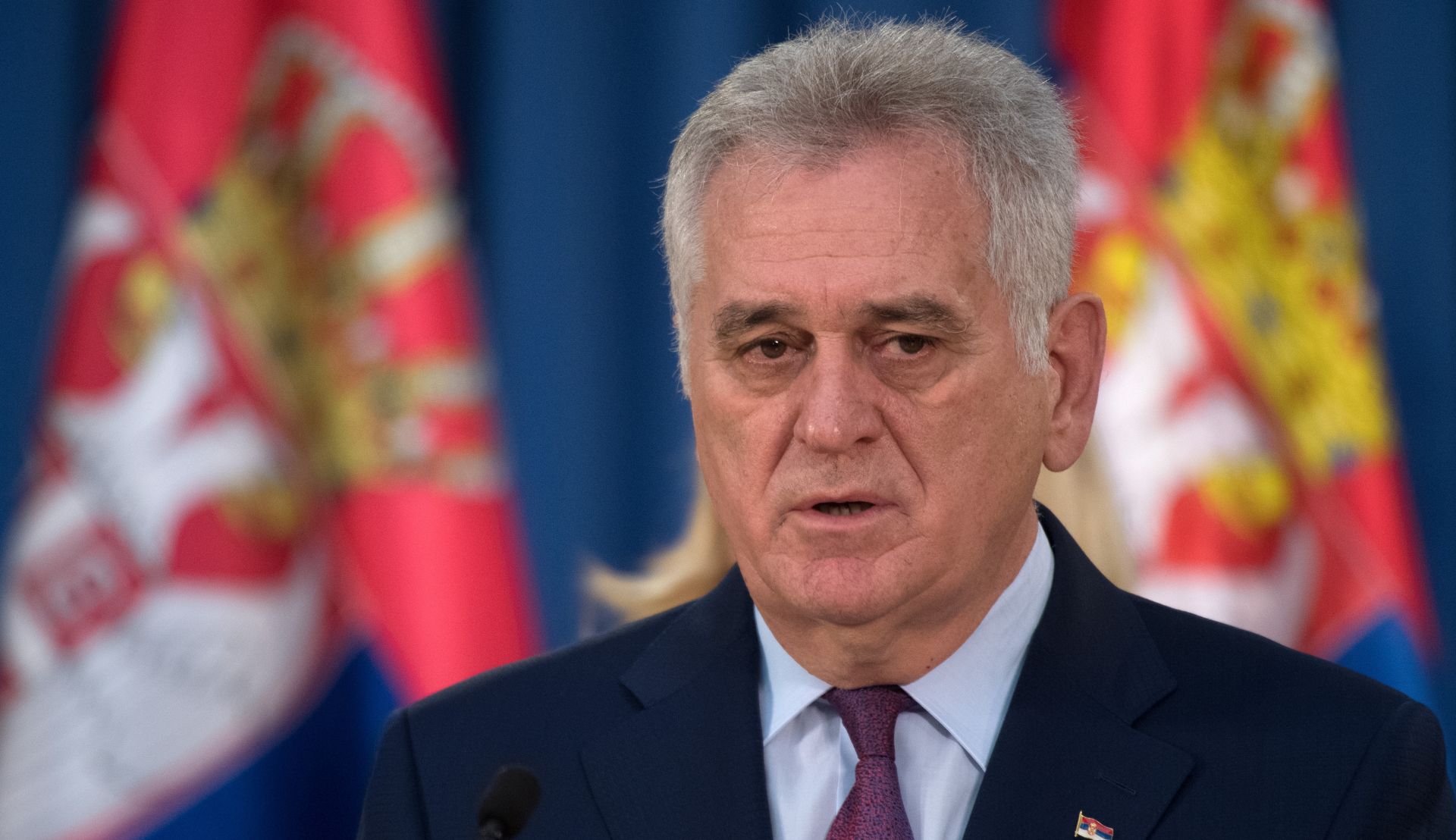 26.12.2016., Beograd, Srbija - Godisnje obracanje medijima predsjednika Republike Srbije Tomislava Nikolica u zgradi Predsjednistva Srbije. Photo: Srdjan Ilic/PIXSELL