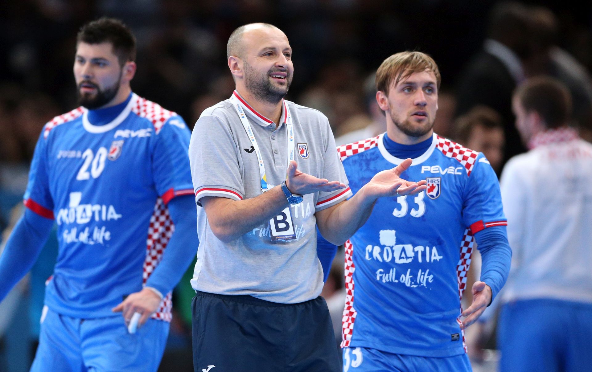 Pariz, 27.01.2017 - Polufinalna utakmica Svjetskog rukometnog prvenstva 2017 u Francuskoj izmeðu reprezentacija Hrvatske i Norveke. Na slici izbornik eljko Babiæ.
foto HINA/ Damir SENÈAR /ds