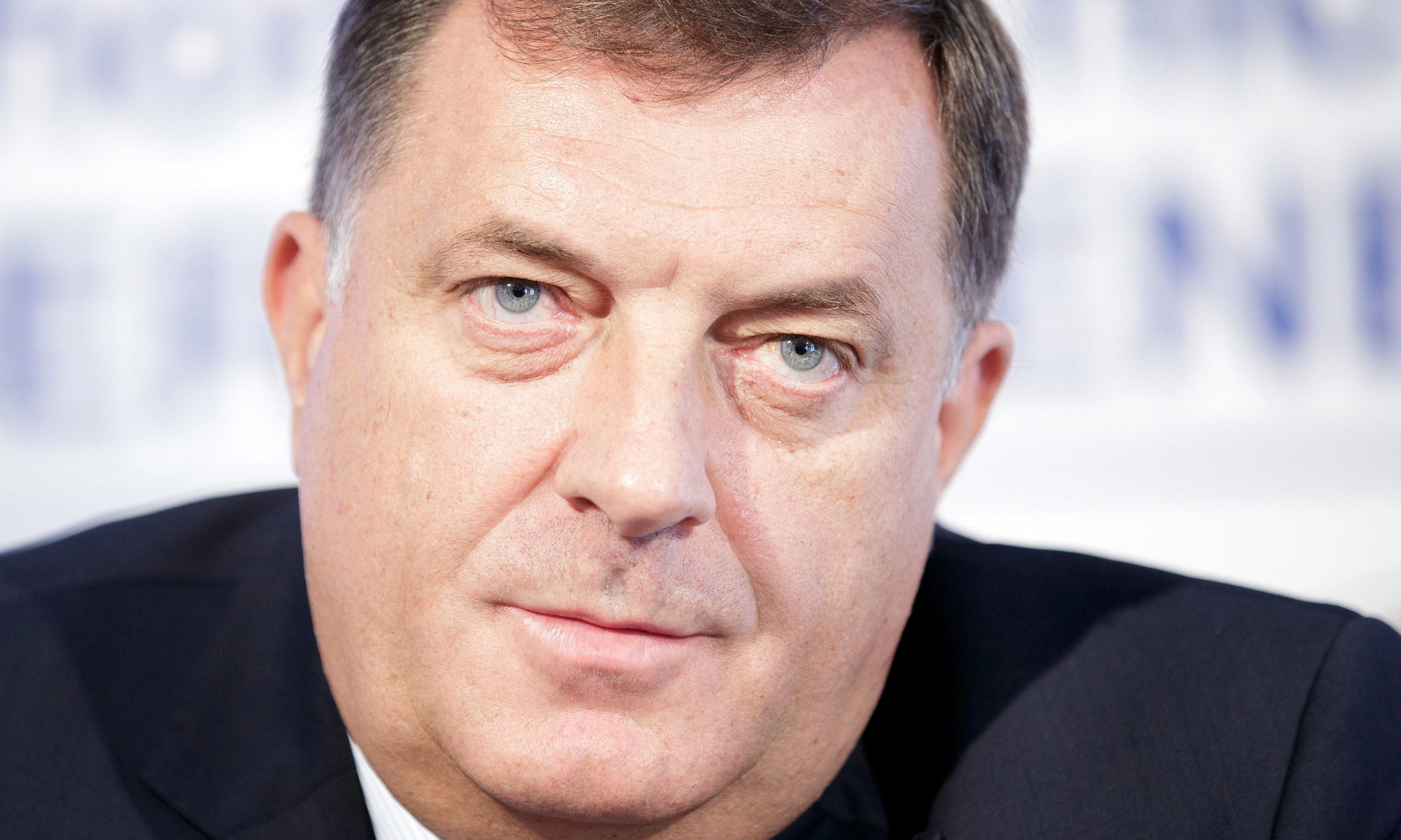epa05725510 (FILE) - A file picture dated 21 September 2015 shows The President of the Republika Srpska, entity of Bosnia and Herzegovina, Milorad Dodik during a press conference of the FPOe party concerning the relationship between Austria and Republika Srpska in Vienna, Austria. The US Treasury Department's Office of Foreign Assets Control (OFAC) on 17 January 2017 by executive order blocked all US assets of Dodik and prohibited US citizens from deals with Dodik for obstructing the 1995 Daytona Peace Accords. The Daytona Peace Agreement signed on 14 December 1995 had put an end to the Bosnian War and established a political division of Bosnia And Herzegovina.  EPA/GEORG HOCHMUTH AUSTRIA OUT
