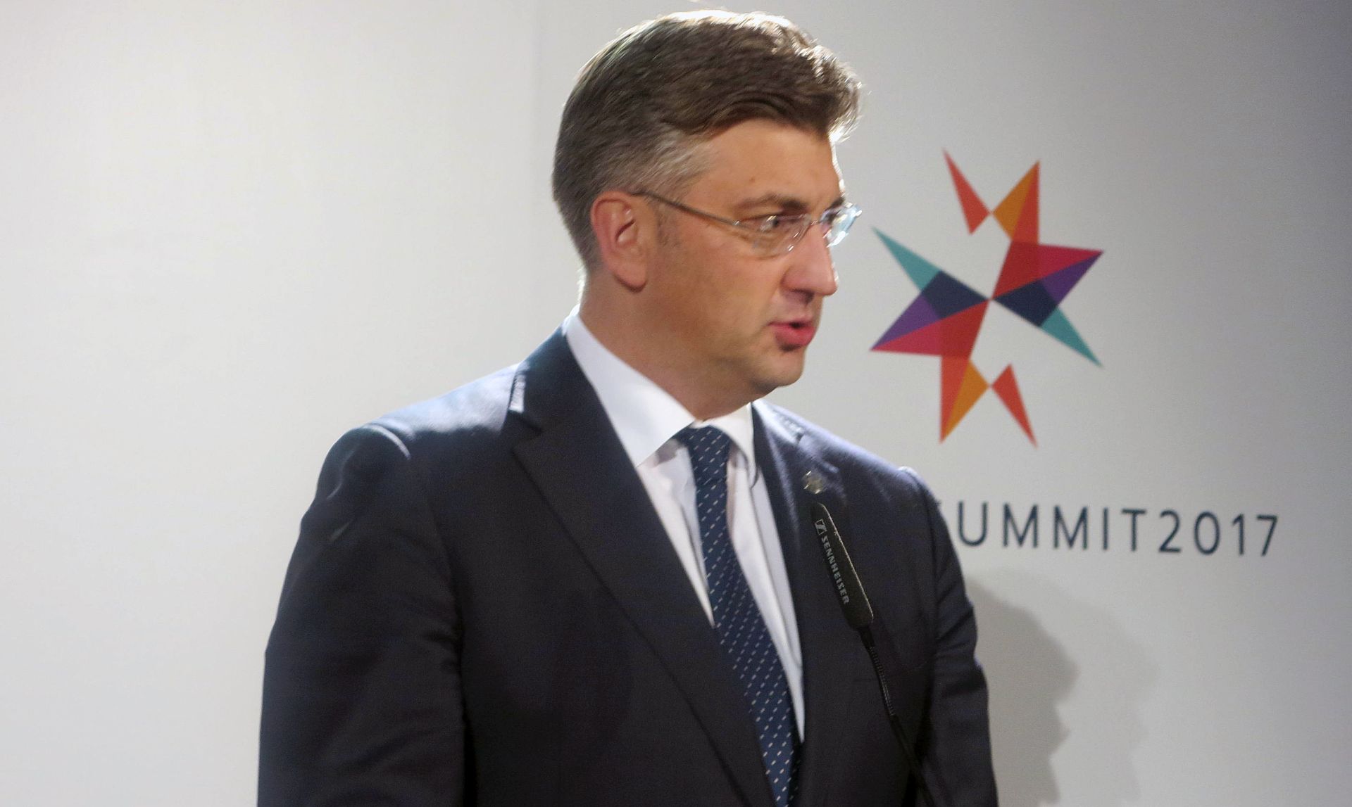 Valletta, 3.2.2017 - Hrvatski premijer Andrej Plenkoviæ dao je izjavu za medije tijekom neformalnog summita èelnika zemalja èlanica EU-a u Valletti na Malti.
foto HINA/ Slavko VUKADIN/ ua
