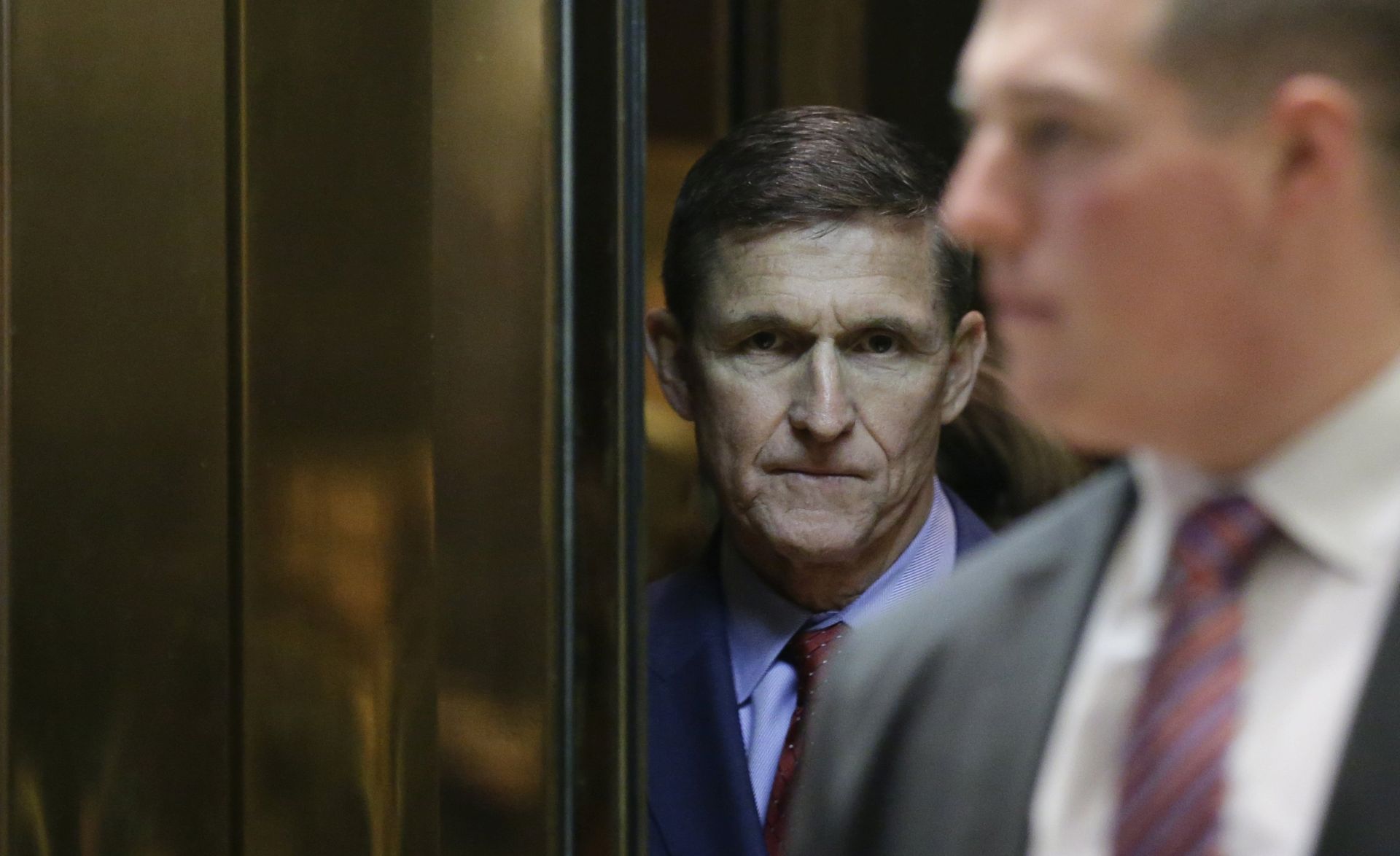 epa05791892 (FILE) - A file picture dated 05 December 2016 shows retired United States Army lieutenant general Michael T. Flynn at Trump Tower in New York City, New York, USA. According to media reports on 14 February 2017, Flynn resigned from his position as National Security Advisor after facing increased scrutiny due to reports that the Justice Department contacted the White House in regards to Flynn's alleged pre-inauguration conversations with the Russian ambassador concerning sanctions. Retired  United States Army General Keith Kellogg has been named acting National Security Advisor in the wake of Flynn's resignation.  EPA/JOHN ANGELILLO  / POOL