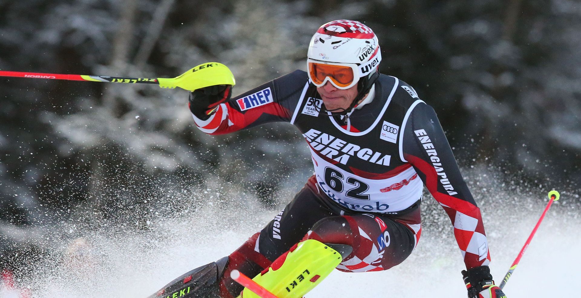 05.01.2017., Sljeme, Zagreb - Prva voznja muske slalomske utrke Audi FIS Svjetskog skijaskog kupa Snow Queen Trophy. Ivica Kostelic. 
Photo: Jurica Galoic/PIXSELL