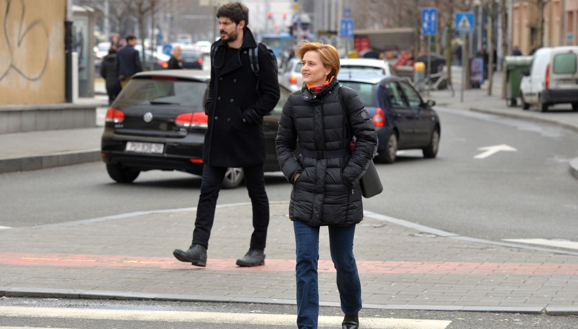07.02.2017., Zagreb - Nezavisna kandidatkinja za gradonacelnicu Zagreba Sandra Svaljek odrzala je konferenciju za medije na Kvaternikovom trgu.  
Photo: Marko Lukunic/PIXSELL