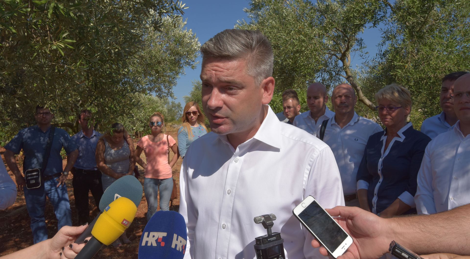 08.08.2016., Vodnjan - Predstavnici koalicije IDS-PGS-RI potpisali koalicijski Sporazum za nadolazece parlamentarne izbore za VIII. izbornu jedinicu. Predsjednik IDS-a Boris Miletic. 
Photo: Dusko Marusic/PIXSELL