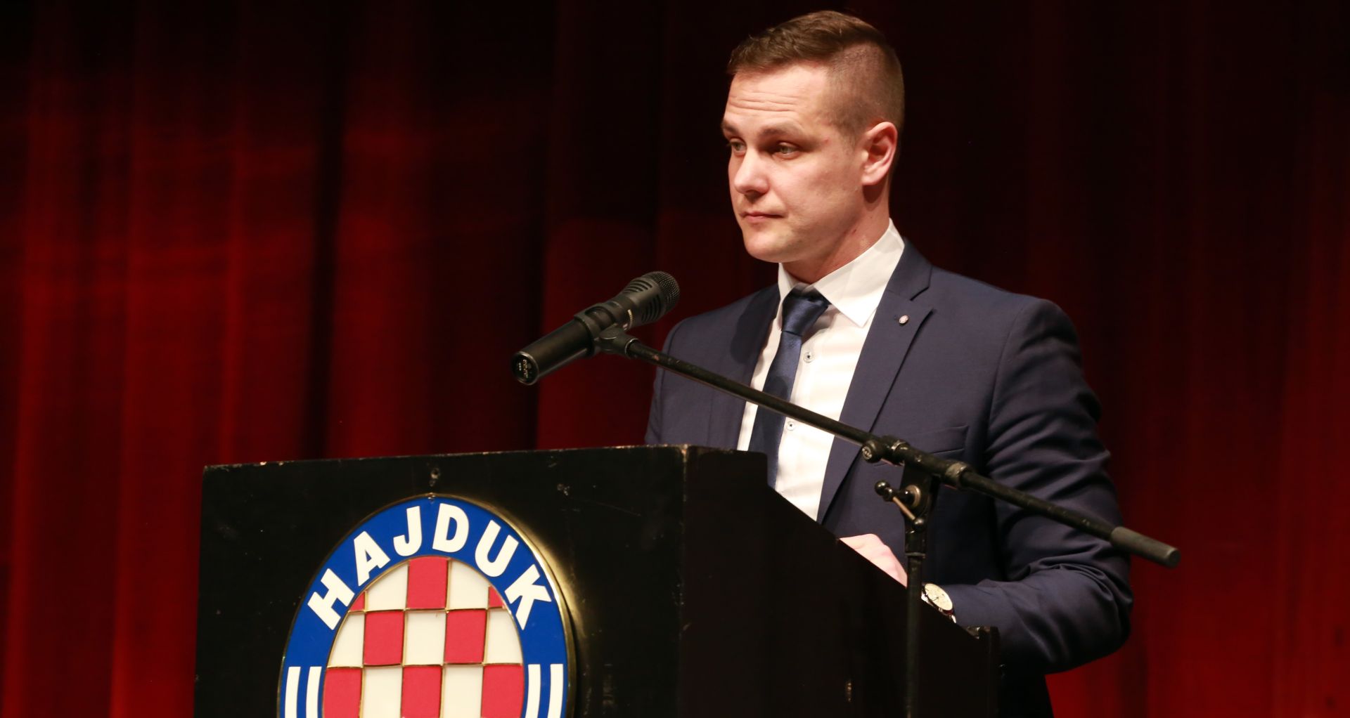 13.02.2017.,Split - U Hrvatskom narodnom kazalistu odrzana je svecana sjednica Hajduka povodom proslave 106. rodjendana. Ivan Kos. Photo: Miranda Cikotic/PIXSELL