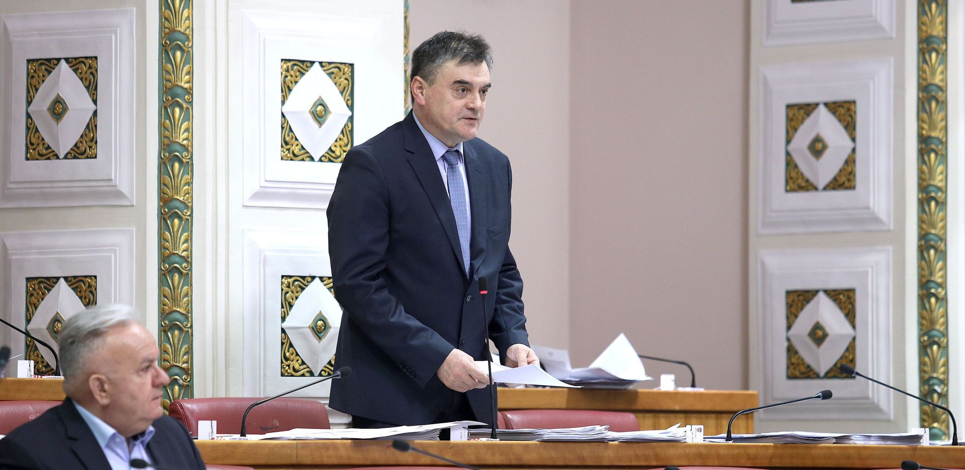 17.02.2017., Zagreb - Sabor je na danasnjoj sjednici raspravljao o prijedlogu zakona o izmjenama i dopunama zakona o trzistu plina. , Davor Vlaovic. 
Photo: Patrik Macek/PIXSELL