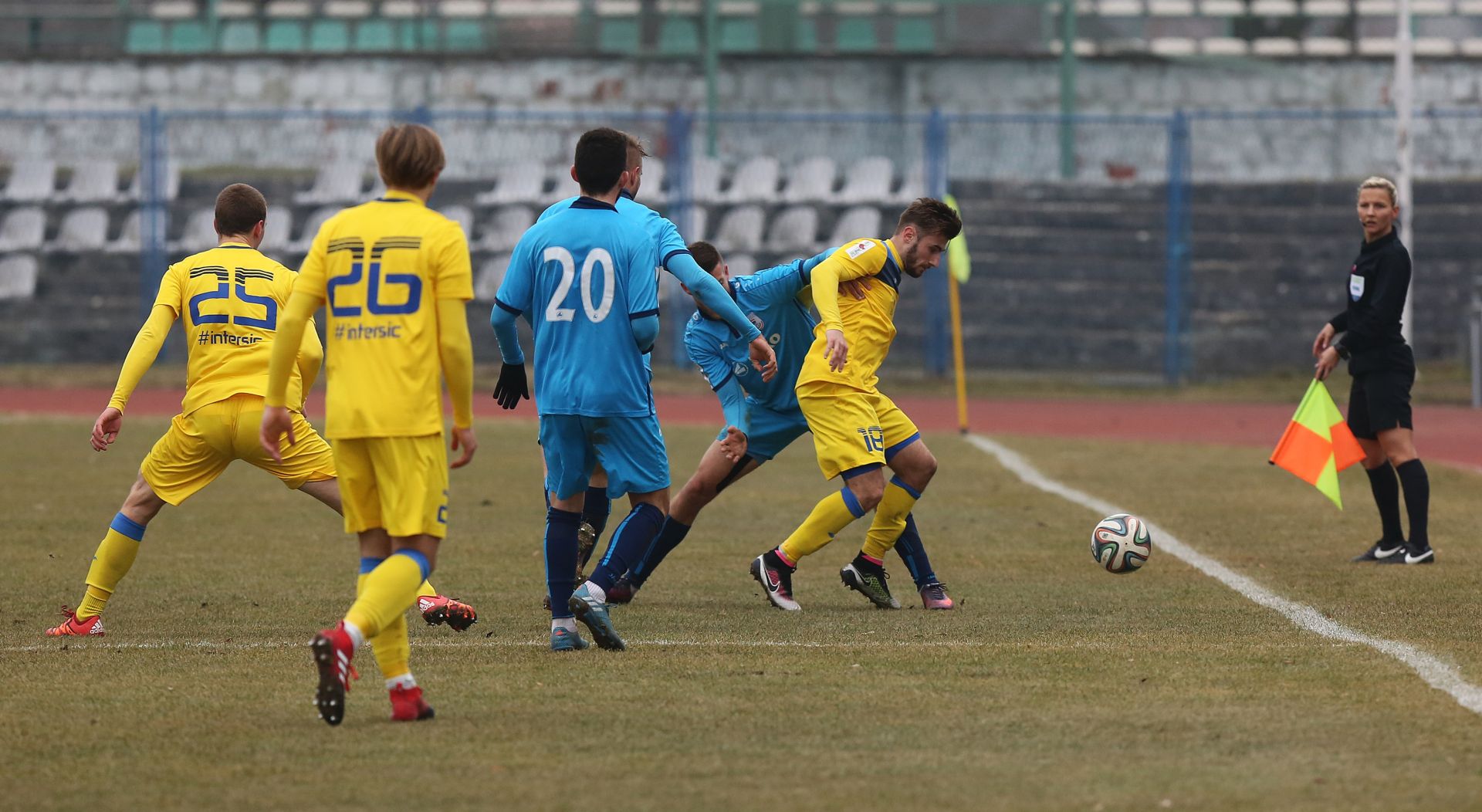 18.02.2017., Vinkovci - MAXTv Prva HNL, 21. kolo: HNK Cibalia - NK Inter Zapresic. Abid Mujagic.
Photo: Marko Mrkonjic/PIXSELL