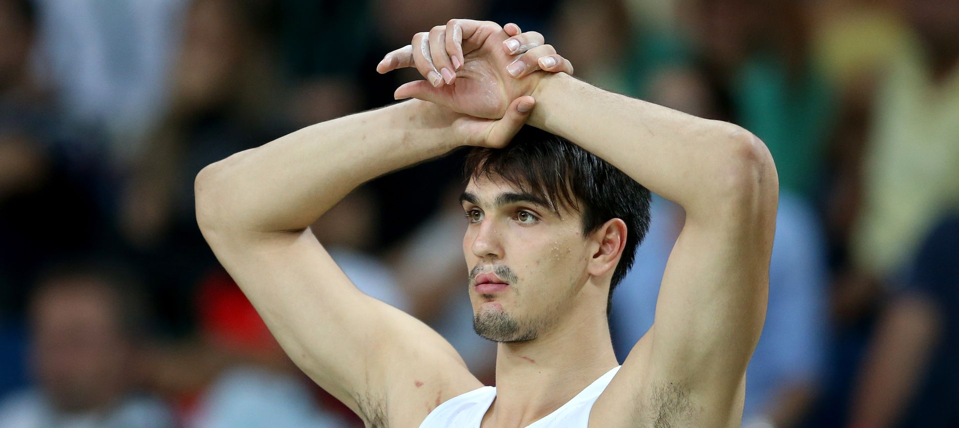 17.08.2016., Rio de Janeiro - Olimpijske igre Rio 2016. Kosarkaska utakmica, cetvrtfinale Hrvatska - Srbija. Dario Saric.
Photo: Igor Kralj/PIXSELL