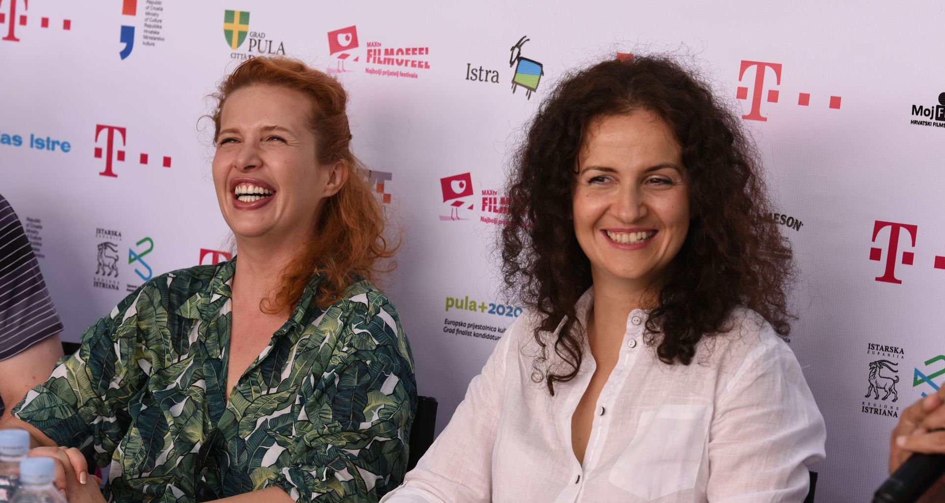 21.07.2015., Pula - U sklopu 62. Pula film festivala odrzana konferencija za medije ekipe filma Ti mene nosis redateljice Ivone Juke i producentice Anite Juke. 
Photo: Dusko Marusic/PIXSELL
