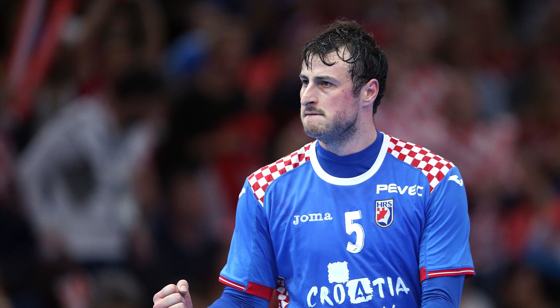 27.01.2017., AccorHotels Arena, Pariz, Francuska - 25. svjetsko prvenstvo u rukometu 2017., polufinale, Hrvatska - Norveska. Domagoj Duvnjak. 
Photo: Goran Stanzl/PIXSELL