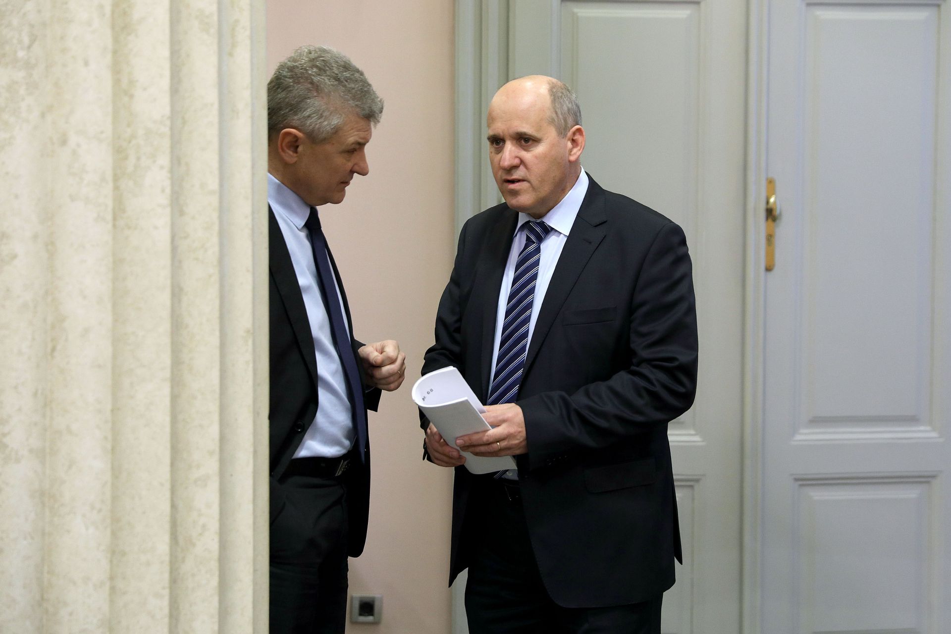 26.01.2017., Zagreb - Sabor je raspravom o Prijedlogu zakona o ravnopravnosti spolova nastavio 3. sjednicu. Branko Hrg, Branko Bacic.
Photo: Patrik Macek/PIXSELL