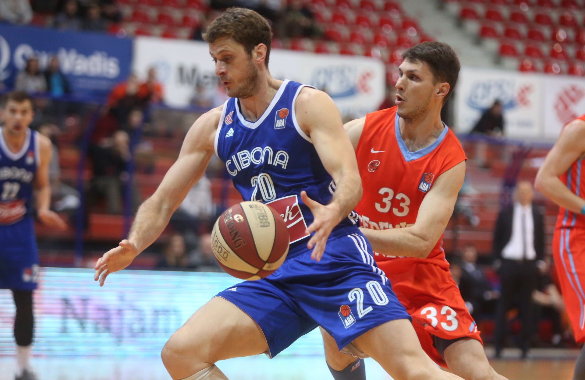 Zagreb, 20.02.2017 - Utakmica 23. kola regionalne koarkae ABA lige Cibona - Cedevita.  foto HINA/ Daniel KASAP / dk