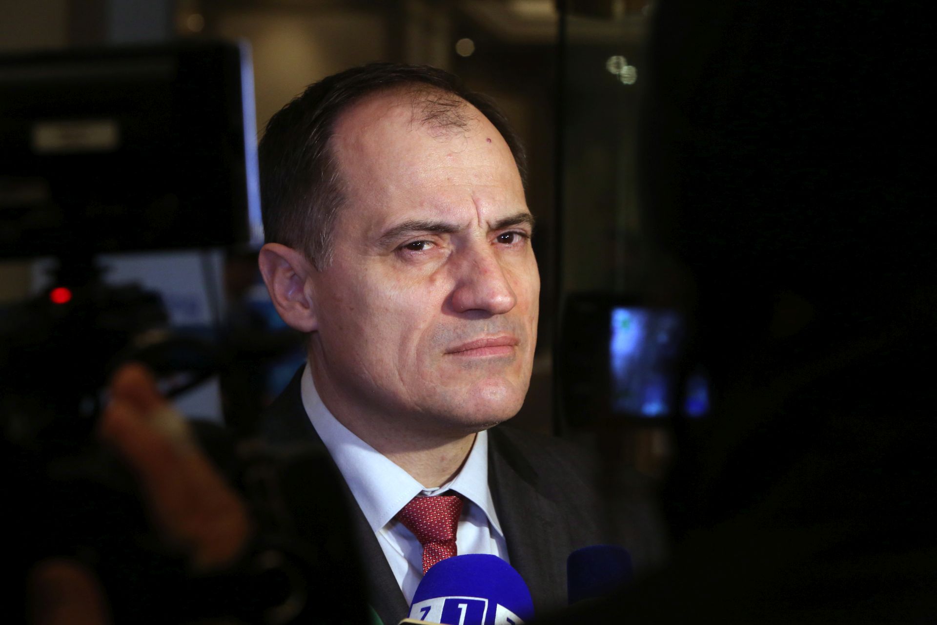 Zagreb, 15.02.2017 - Izjava ministara zaštite okoliša i energetike Slavena Dobrovića prije konferencije Central & Eastern European Gas Conference. Na fotografiji Slaven Dobrović.  foto HINA/ Daniel KASAP / dk