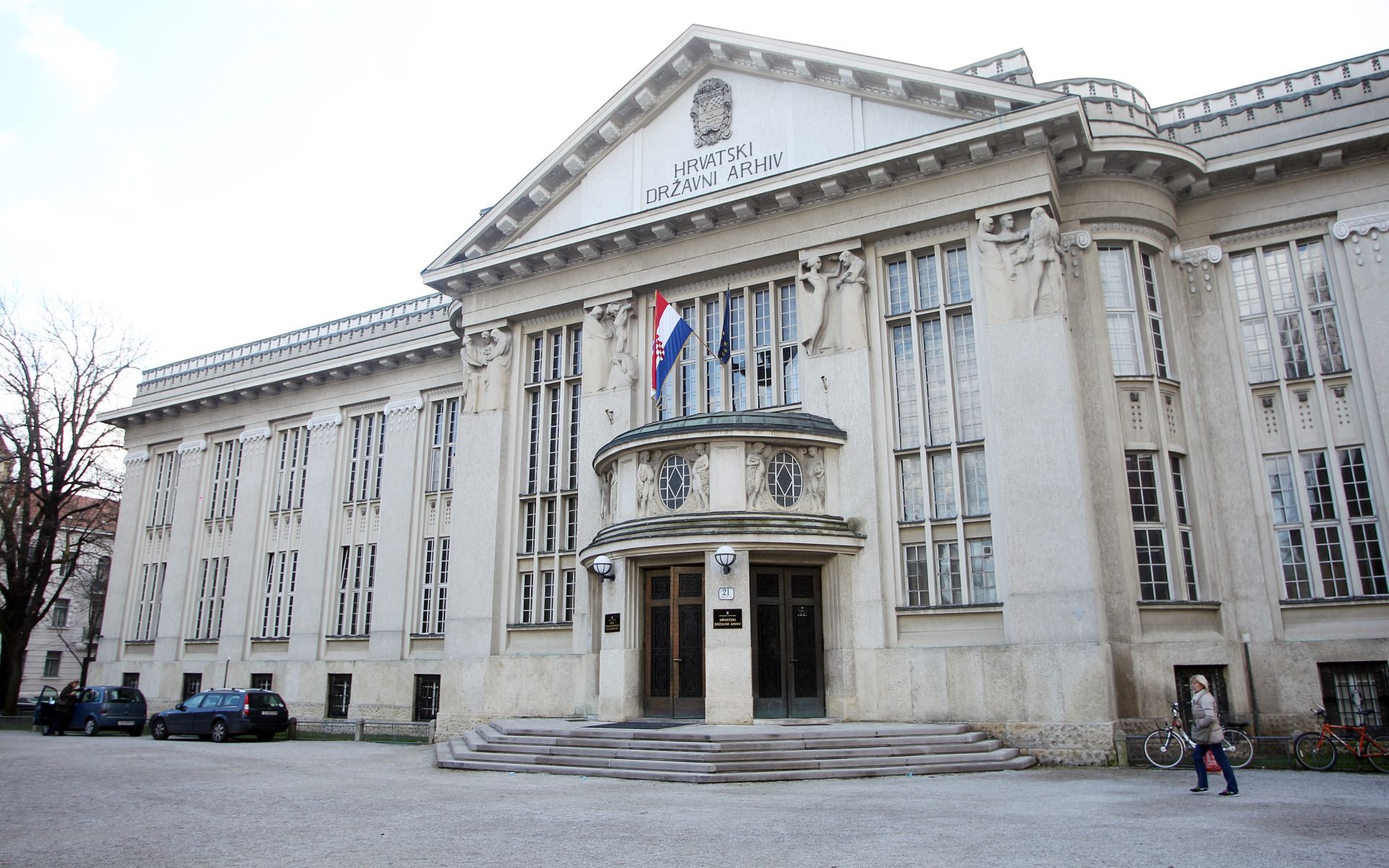 28.01.2015., Zagreb - Zgrada Hrvatskog drzavnog arhiva.
Photo: Goran Jakus/PIXSELL