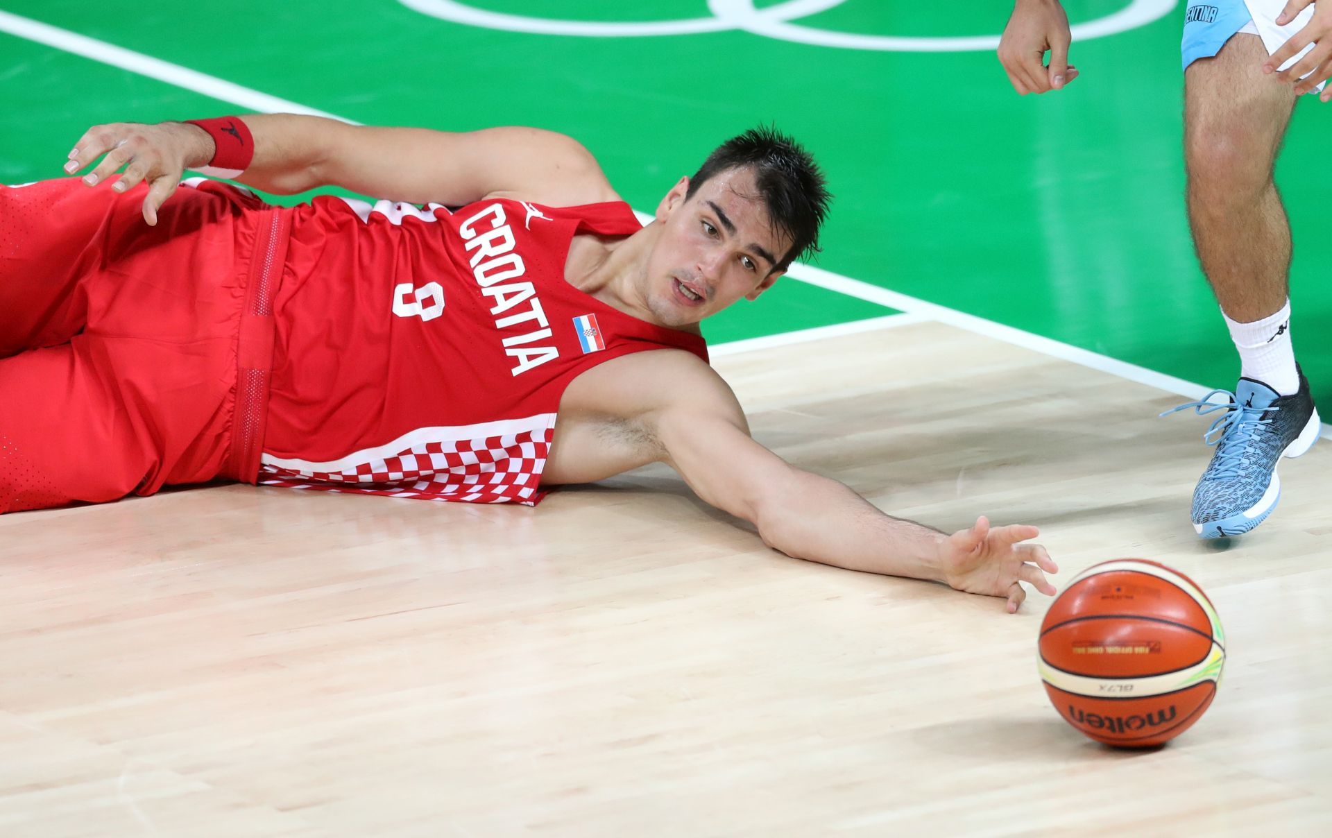 Rio de Janeiro, 09.08.2016 - Utakmica drugog kola Grupe B koarkakog natjecanja na Olimpijskim igrama u Rio de Janeiru izmeðu reprezentacija Hrvatske i Argentine. Na slici Dario ariæ.
foto HINA/ Damir SENÈAR /ds