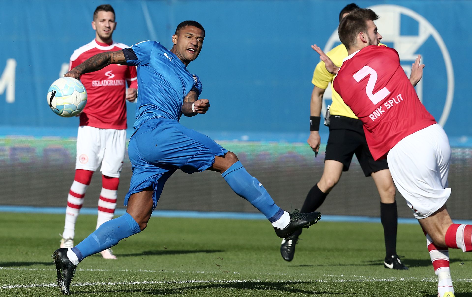 Zagreb, 11.3.2017 -Odigrana je utakmica 24. kola Prve HNL Dinamo – Split .Na slici Sammir (20) Dinamo.
foto HINA/ Tomislav PAVLEK /tp
