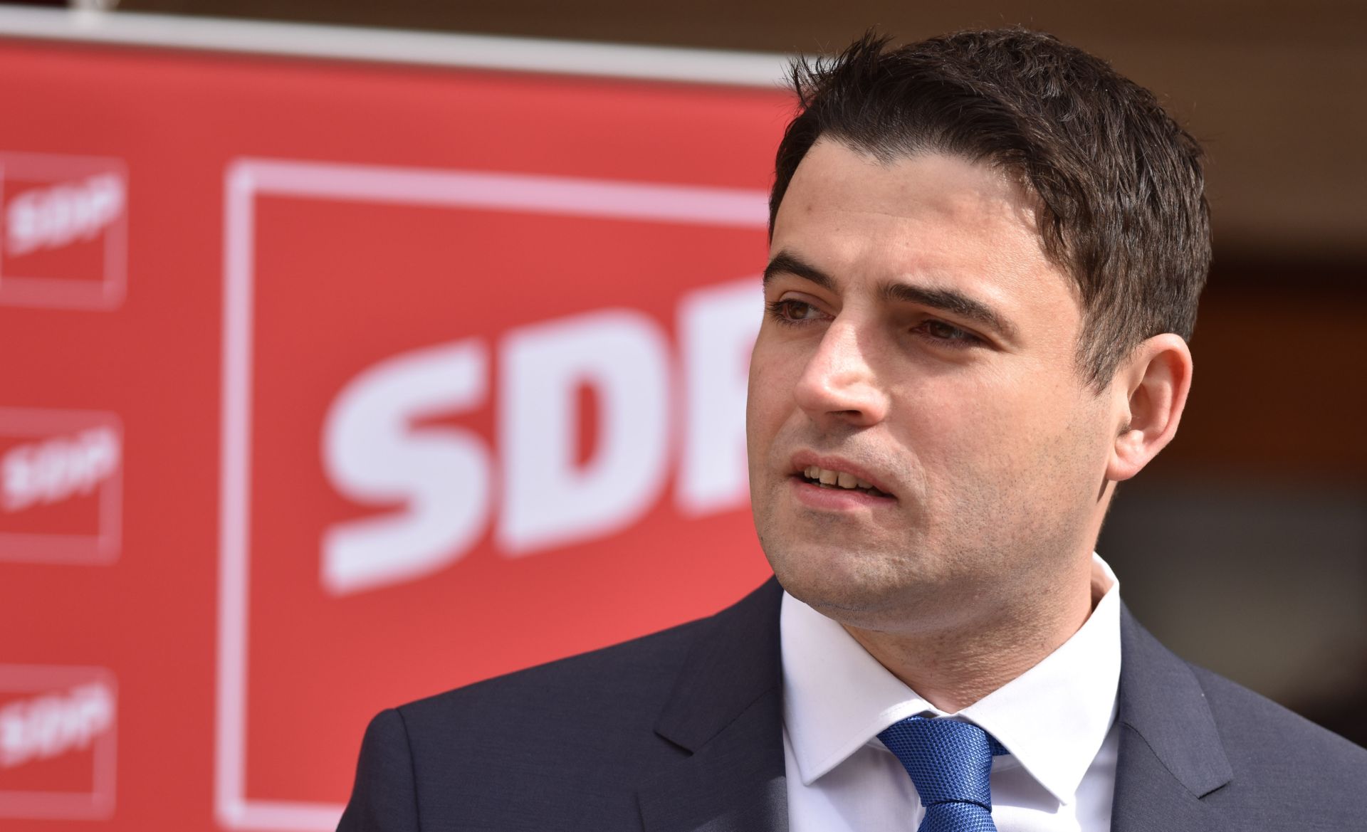 01.03.2017., Sibenik - Predsjednik SDP-a Davor Bernardic podrzao kandidaturu Franka Vidovica za zupana Sibensko-kninske zupanije. Konferencija za medije odrzana je u Sibeniku.
Photo: Hrvoje Jelavic/PIXSELL