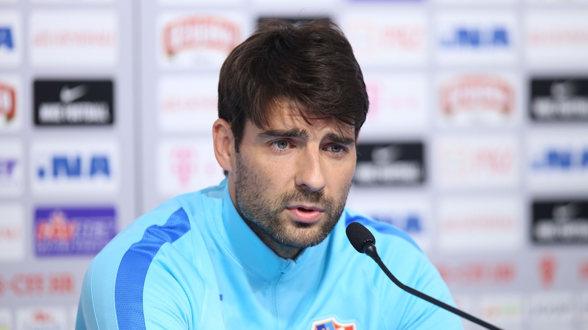 03.09.2016., Zagreb, Stadion Maksimir - Konferencija za novinare hrvatske nogometne reprezentacije, Vedran Corluka
Photo: Igor Soban/PIXSELL
