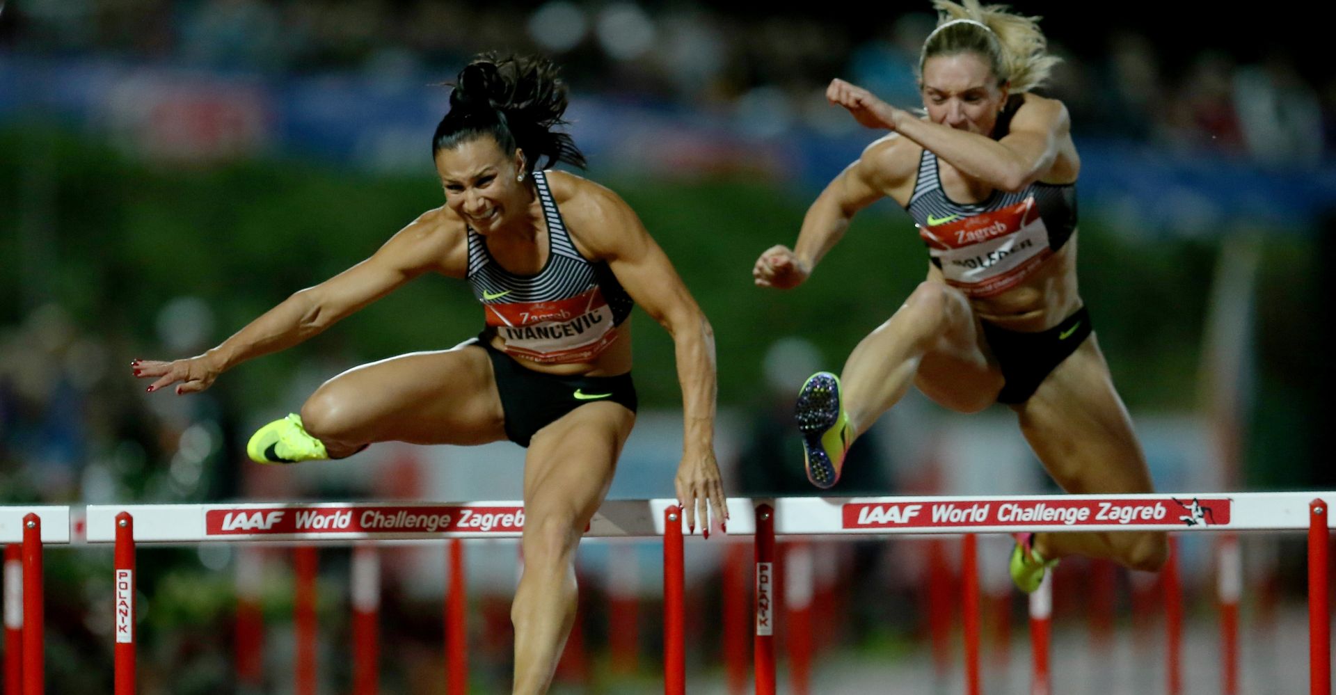 06.09.2016., Mladost na Savi, Zagreb - IAAF World Challenge Zagreb, 66. memorijal Borisa Hanzekovica. 100m s preponama, zene
Photo: Dalibor Urukalovic/PIXSELL