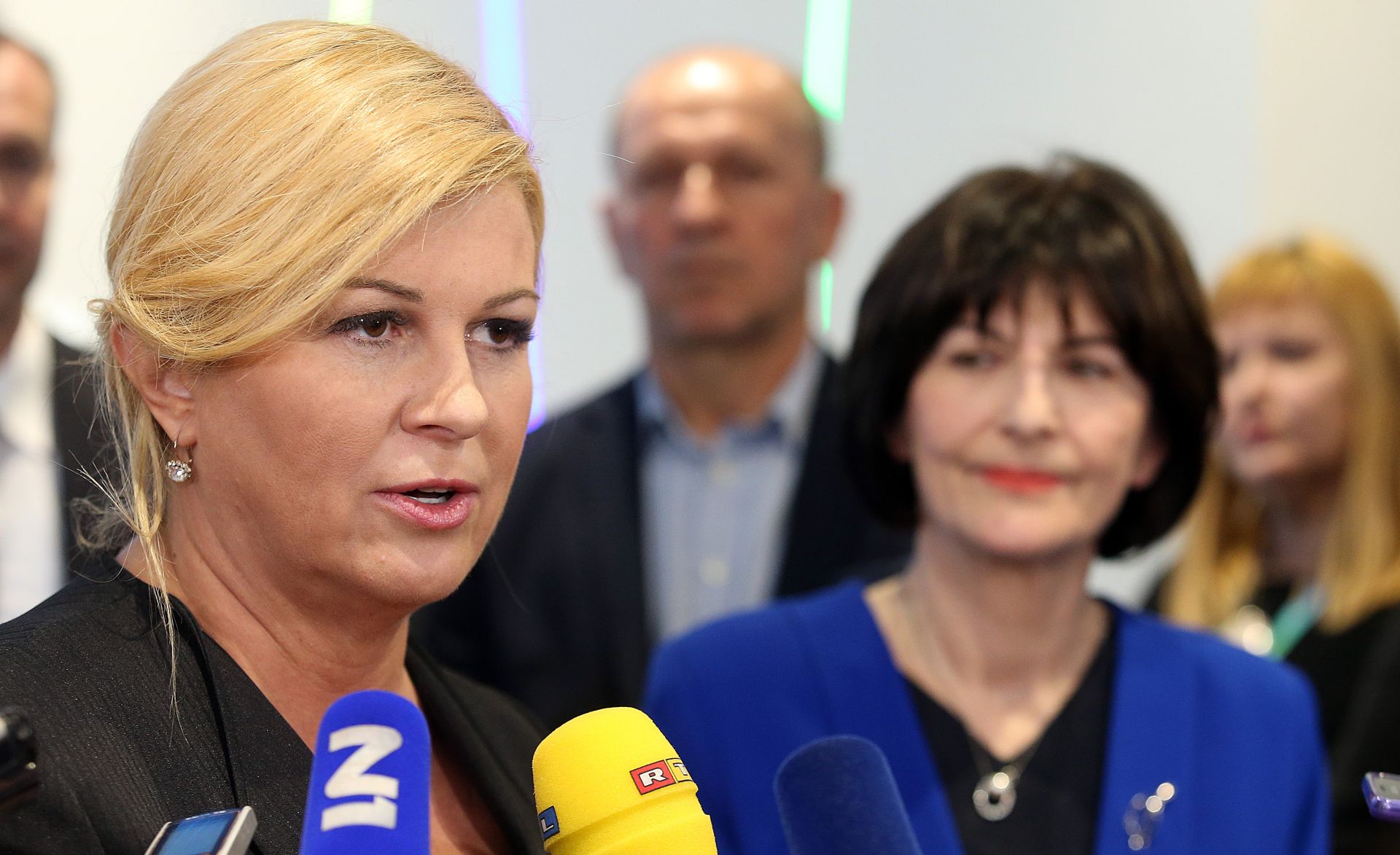 07.03.2017., Zagreb - Predsjednica Republike Kolinda Grabar-Kitarovic posjetila je tvrtku Ericsson Nikola Tesla. Photo: Goran Stanzl/PIXSELL