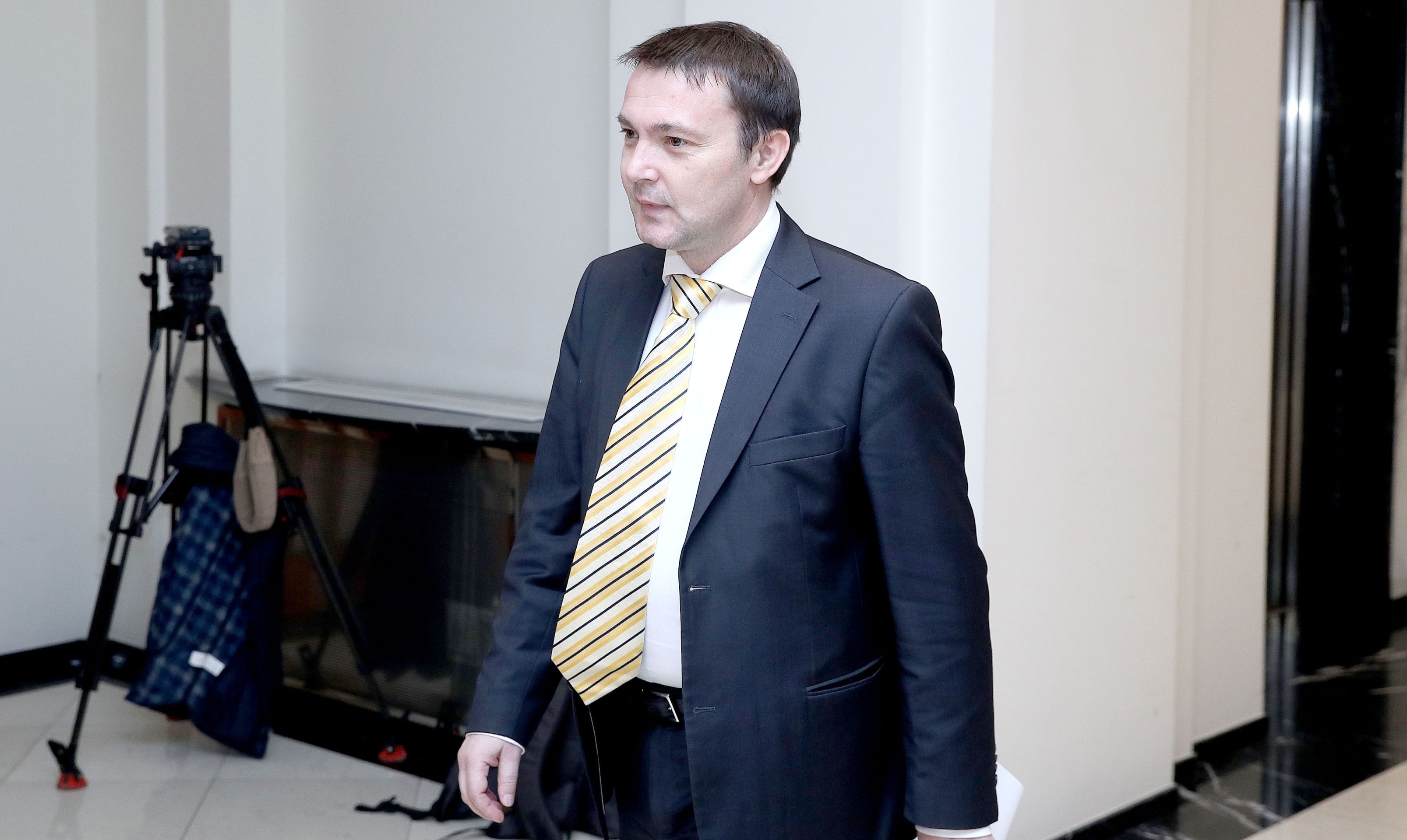 08.03.2017., Zagreb - U Saboru je odrzana zatvorena sjednica Odbora za pravosudje koja je sazvana zbog zajednicke konferencije za medije premijera Plenkovica i Glavnog drzavnog odvjetnika Cvitana. Arsen Bauk. Photo: Patrik Macek/PIXSELL