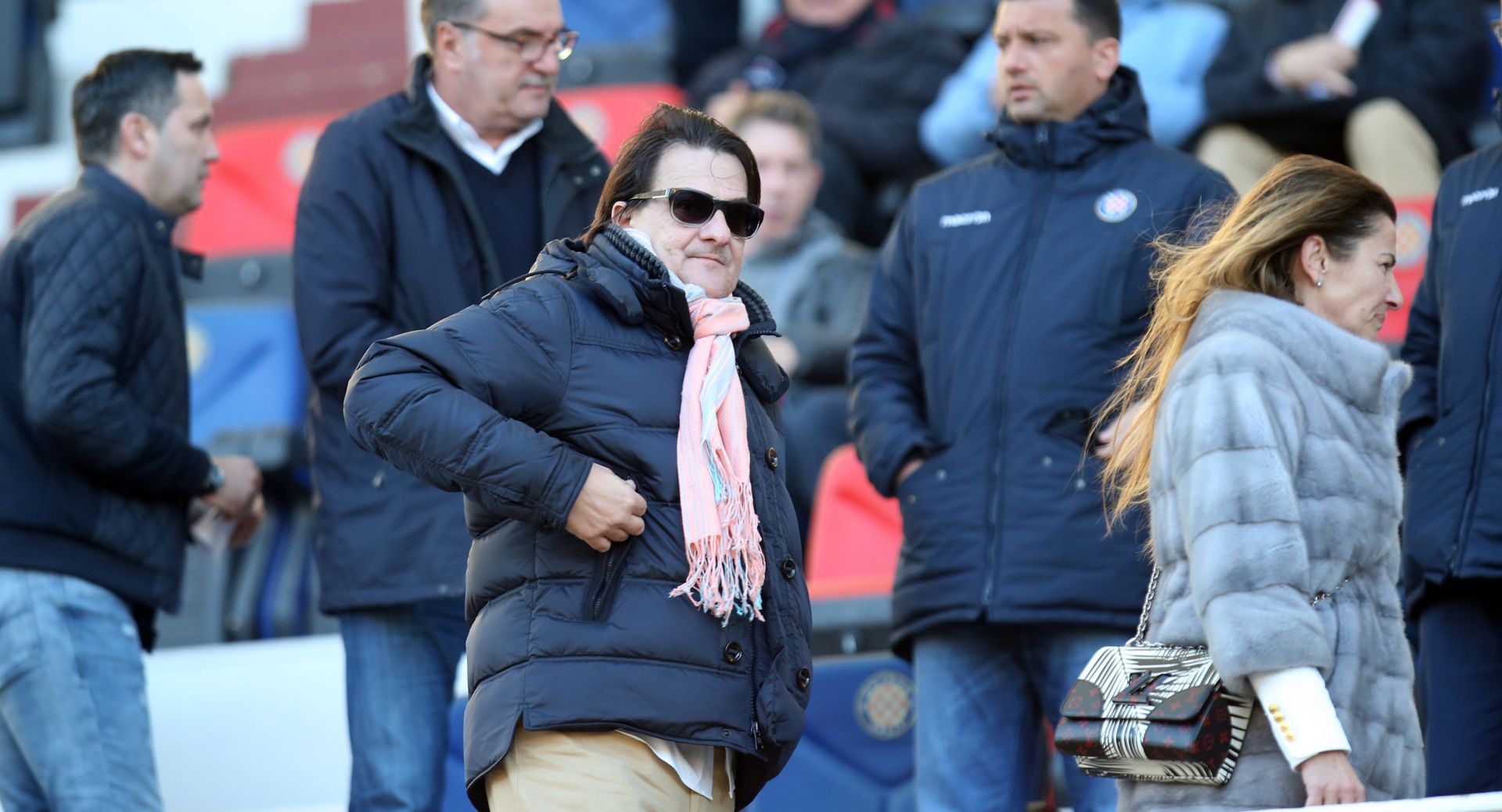 11.03.2017., Split - Utakmica 24. Kola MAXtv Prve lige izmedju HNK Hajduk i HNK Rijeka.  Damir Miskovic u svecanoj lozi. Photo: Ivo Cagalj/PIXSELL