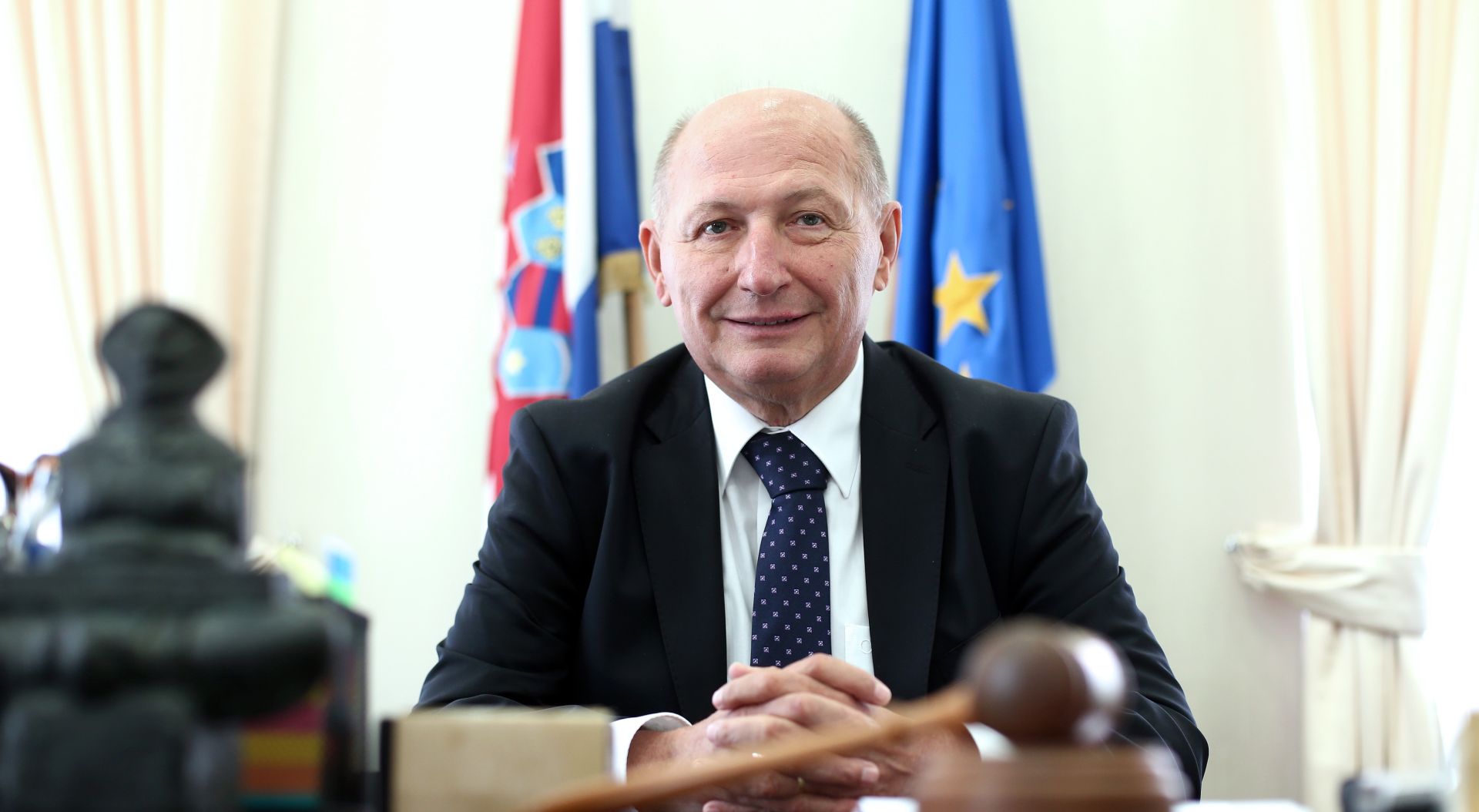 28.09.2016., Zagreb - Miroslav Separovic predsjednik Ustavnog suda. 
Photo: Sanjin Strukic/PIXSELL