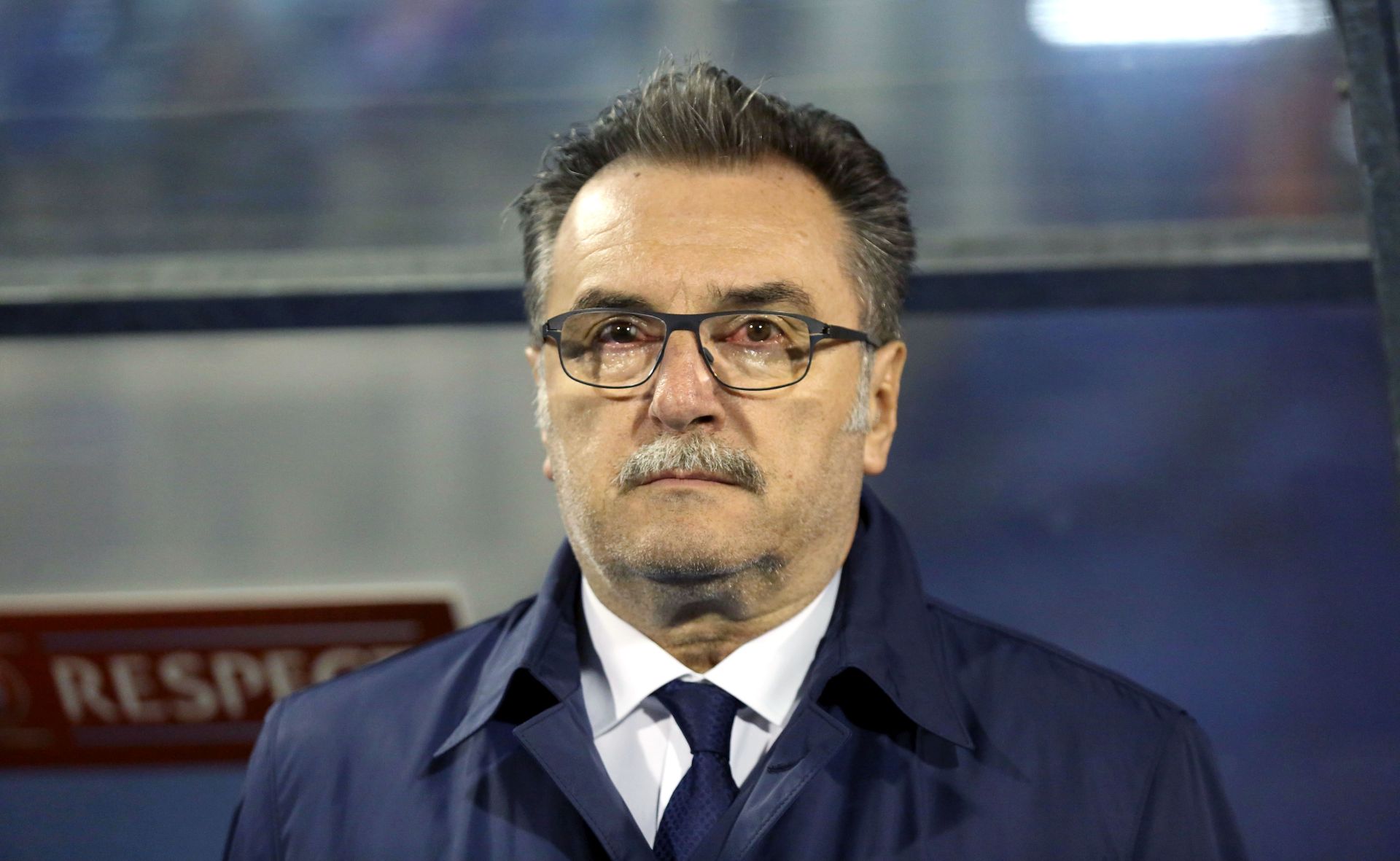 Zagreb, 24.03.2017. - Kvalifikacijska utakmica za plasman na SP u nogometu u Rusiji 2018. izmeðu Hrvatske i Ukrajine. Na fotografiji izbornik hrvatske nogometne reprezentacije Ante Èaèiæ. foto HINA/ Denis CERIÆ/ lsd