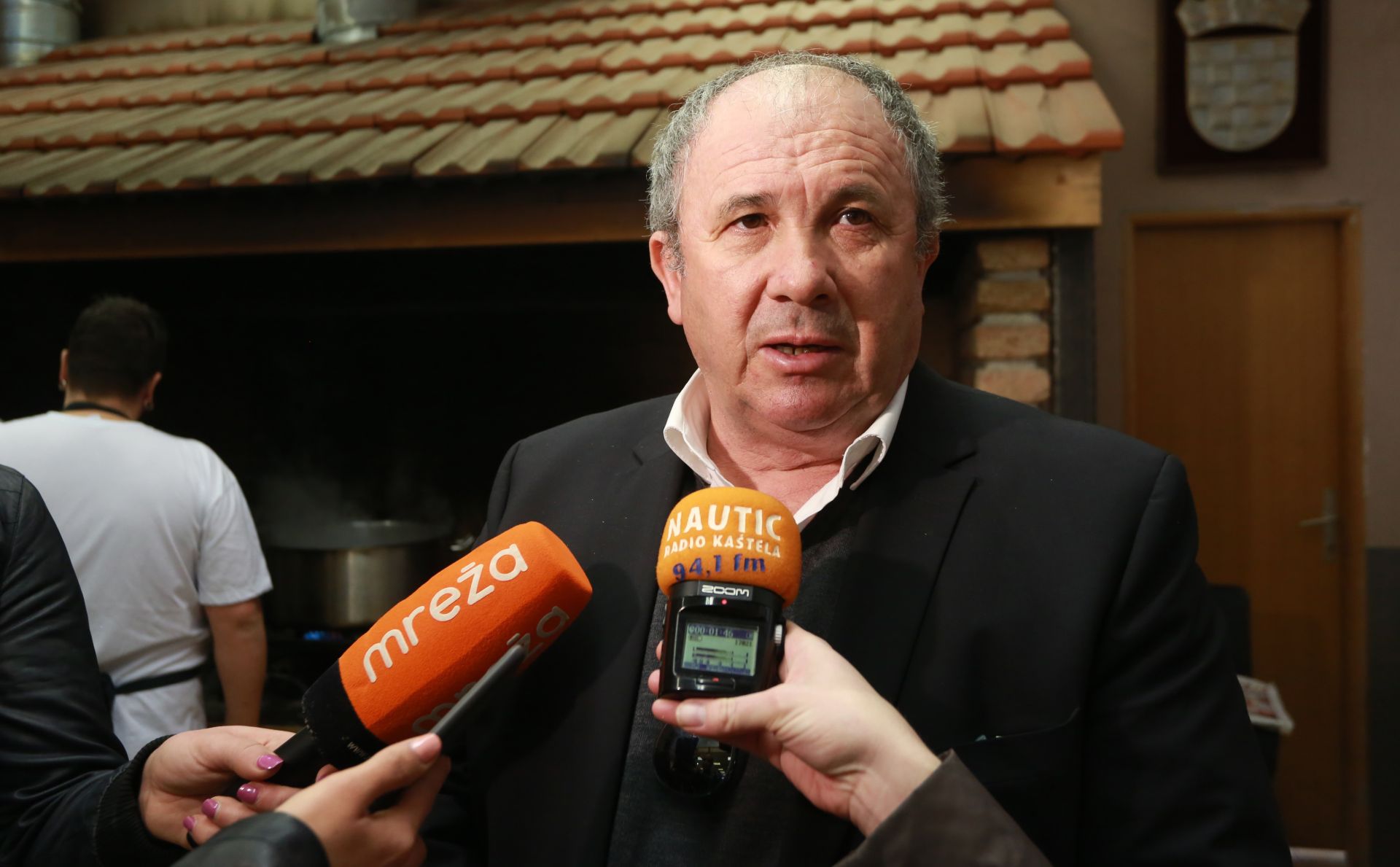14.02.2017., Split - U restoranu Lora Grill povodom 94. rodjendana Miljenka Smoje odrzana je 11. Smojina marenda u organizaciji Borisa Kragica. Zeljko Kerum vlasnik restorana Lora Grill. Photo: Miranda Cikotic/PIXSELL