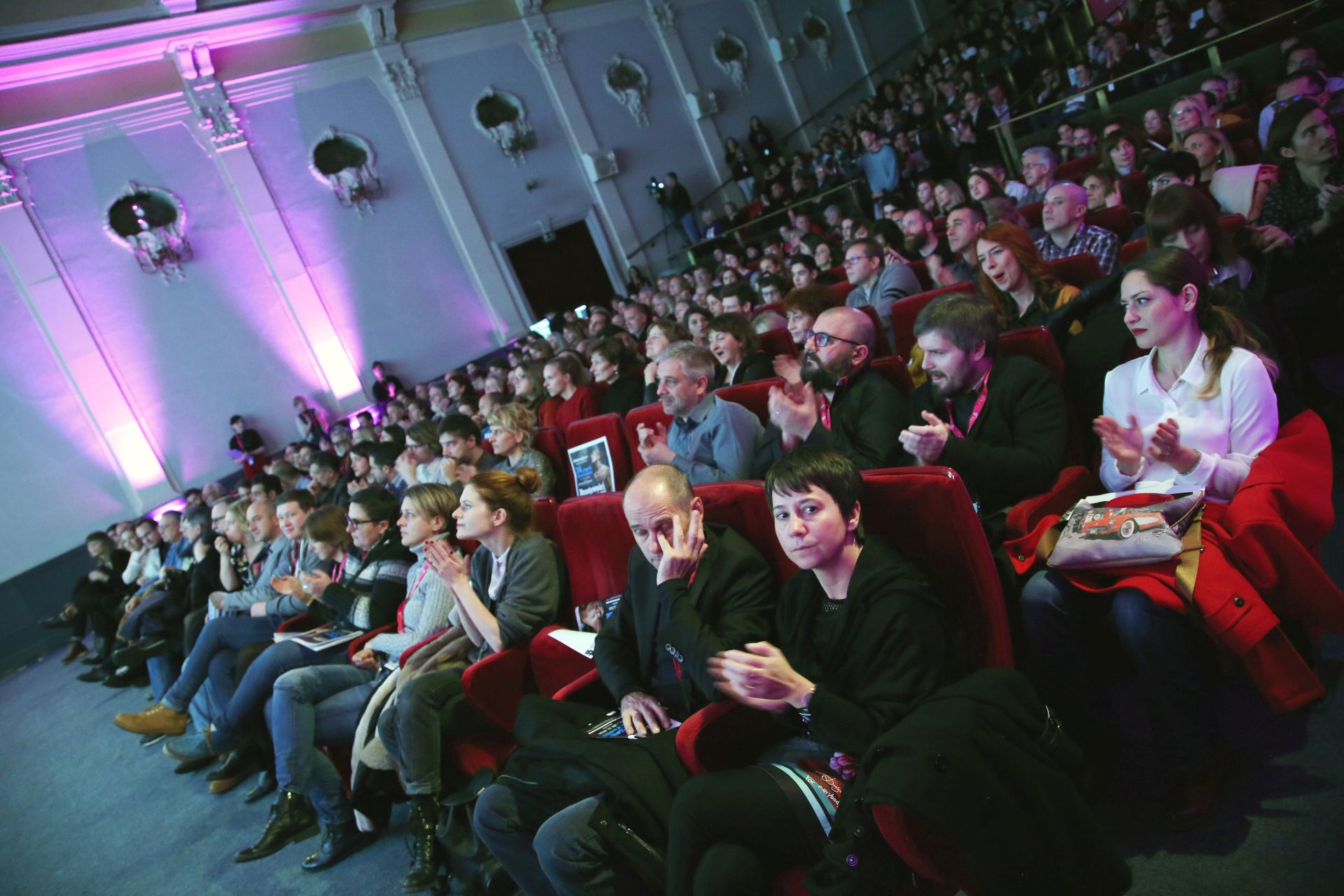 Zagreb, 12.11.2016. - Veèeras je u kinu Europa otvoren Zagreb Film Festival, koji æe u iduæih devet dana u raznim programima prikazati stotinjak filmova. Na fotografiji publika. foto HINA/ Lana SLIVAR DOMINIÆ/ lsd
