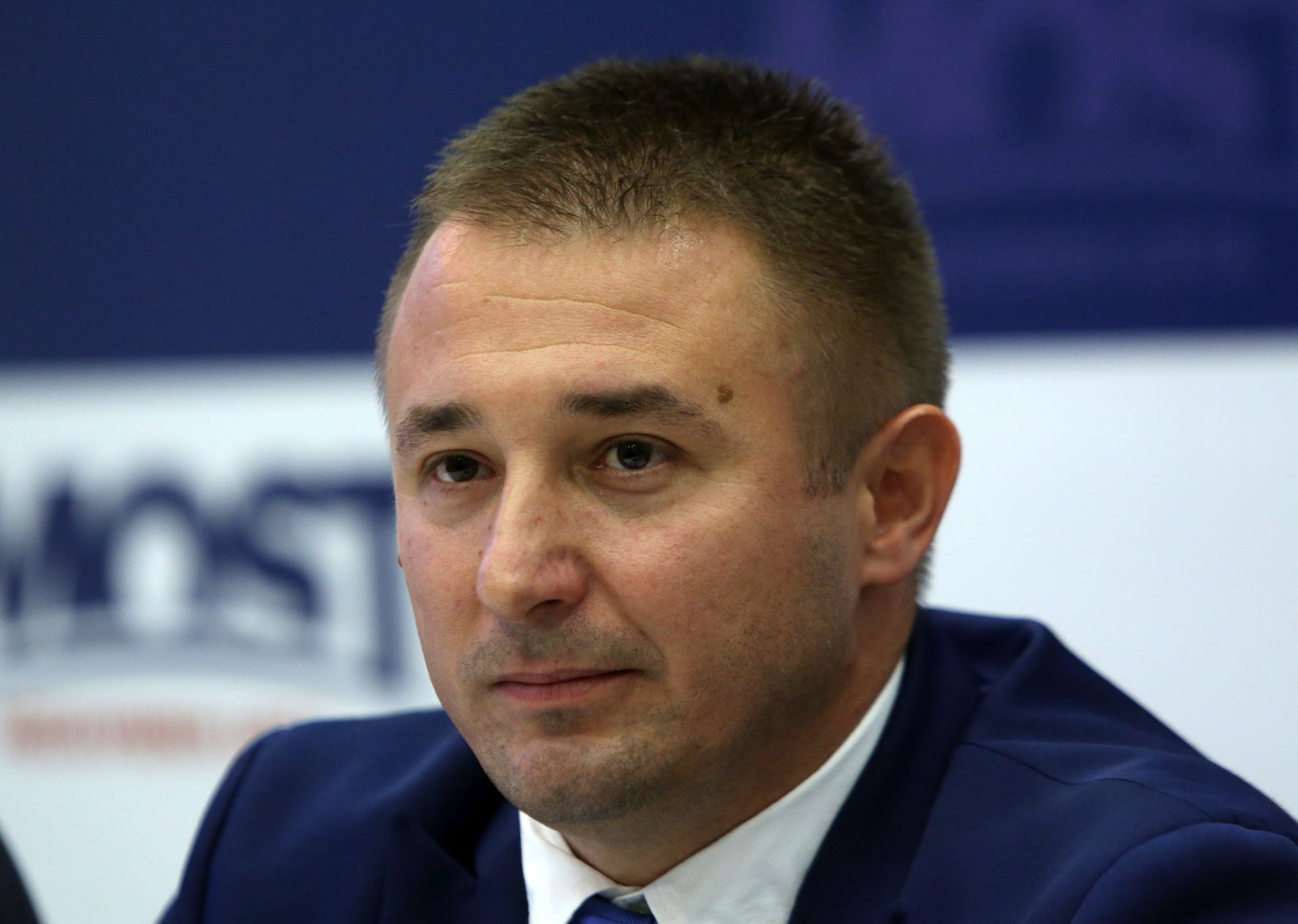 Zagreb, 08.11.2016 - Konferencija za medije Mosta nezavisnih lista na kojoj su govorili o izmjenama i provedbi Zakona o sportu, borbi protiv korupcije i Sportskoj inspekciji. Na fotografiji Maro Kristiæ.  foto HINA/ Daniel KASAP / dk