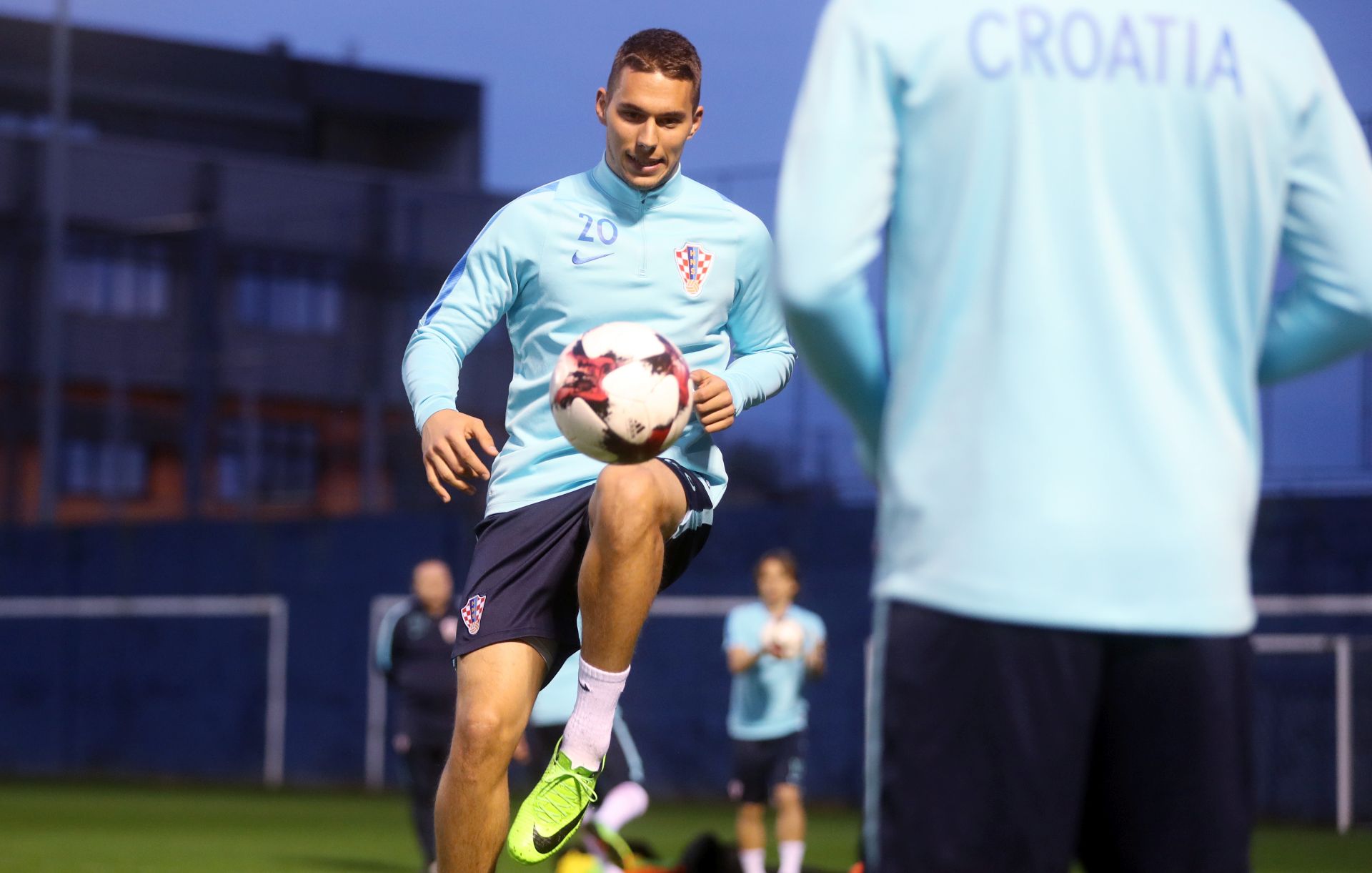 Zagreb, 22.03.2017 - Trening Hrvatske nogometne reprezentacije na stadionu Hitrec Kacijan u Zagrebu pred utakmicu kvalifikacija za Svjetsko nogometno prvenstvo protiv Ukrajine. Na slici Marko Pjaca.
foto HINA/ Damir SENÈAR /ds