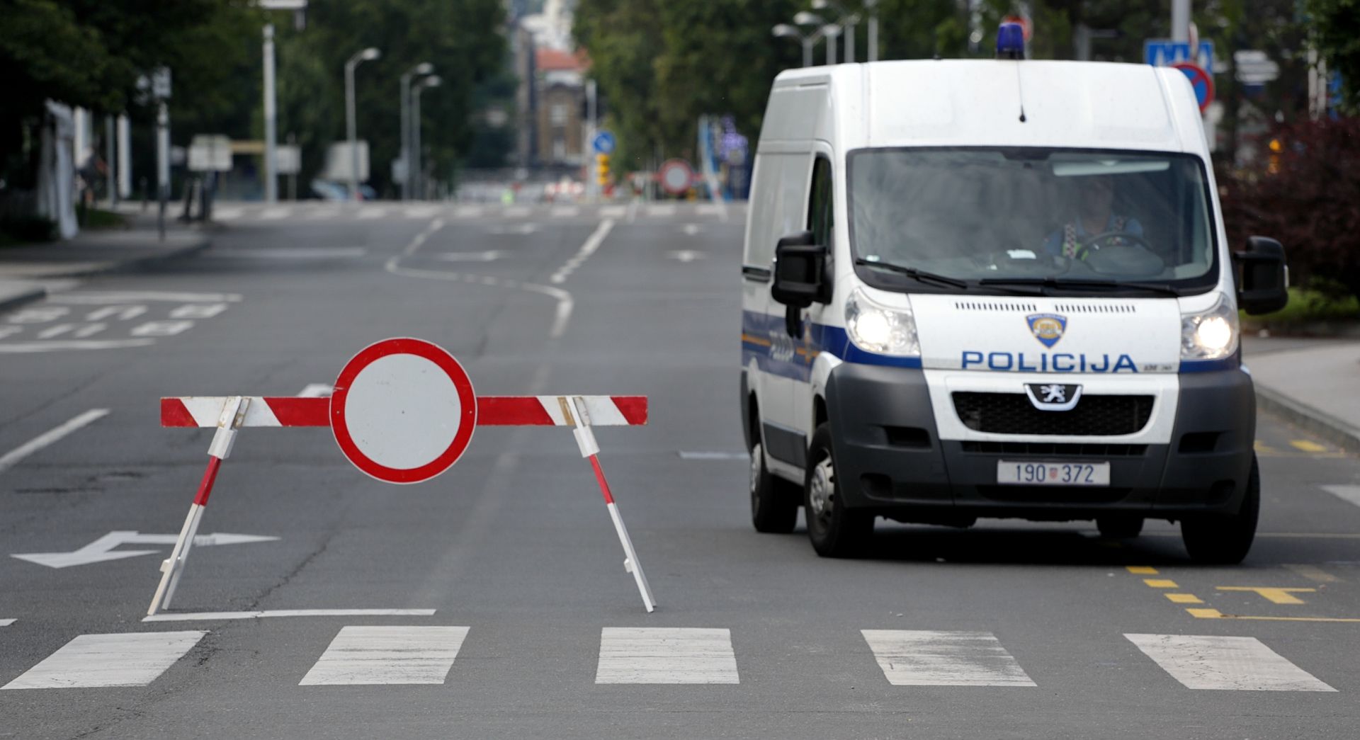01.08.2015., Zagreb - Zbog uvjezbavanja Hrvatske vojske za predstojeci mimohod u dijelovima grada uspostavljena je posebna regulacija prometa. 
Photo: Zarko Basic/PIXSELL
