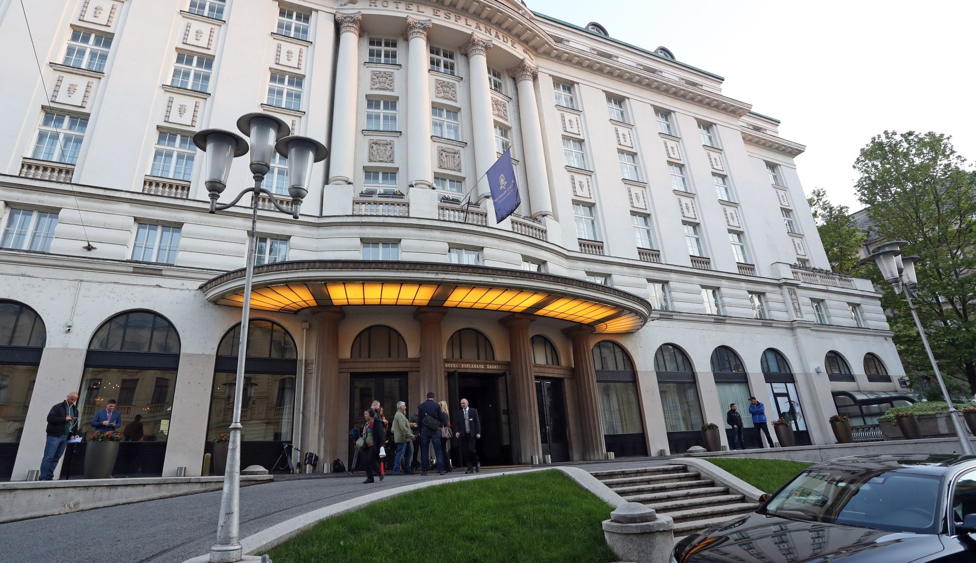 Zagreb, 12.05.2016 - Prijem u povodu 68. Dana neovisnosti Drave Izrael u hotelu Esplanade u Zagrebu. Na slici zgrada hotel Esplanade.
foto HINA/ Damir SENÈAR /ds
