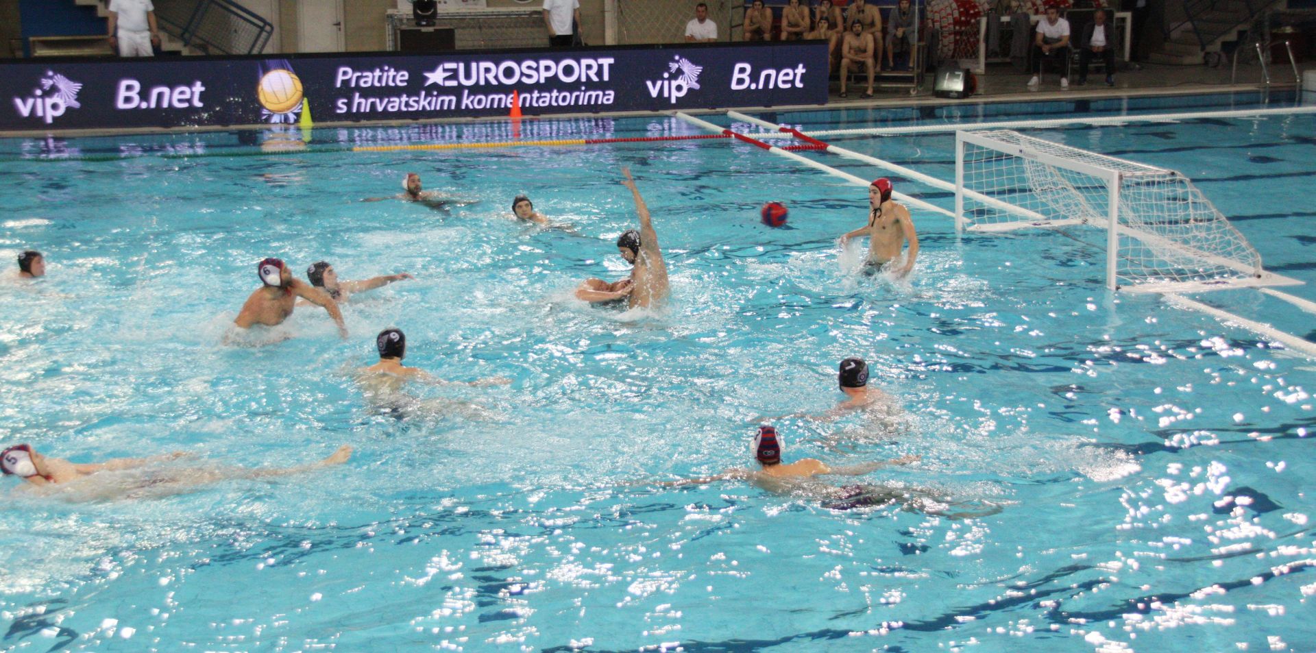 Dubrovnik, 31.03.2017. - Prva polufinalna utakmica Final foura Regionalne vaterpolske lige Jug CO - Partizan. 
foto HINA / Nika MILETIÆ / ml
