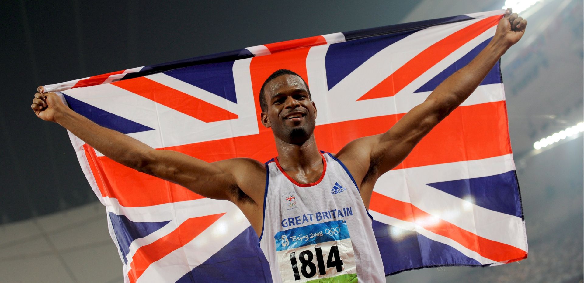 epa05917361 (FILE) - A file picture dated 19 August 2008 shows Great Britain's Germaine Mason celebrates after winning the silver medal in the men's High Jump final at the Beijing 2008 Olympic Games, Beijing, China. According to reports, Germaine Mason died on 20 April 2017 in a motorcycle accident on Jamaica at teh age of 34. Mason won the silver medal in the High Jump competition of the 2008 Beijing Olympics.  EPA/Gero Breloer  GERMANY OUT