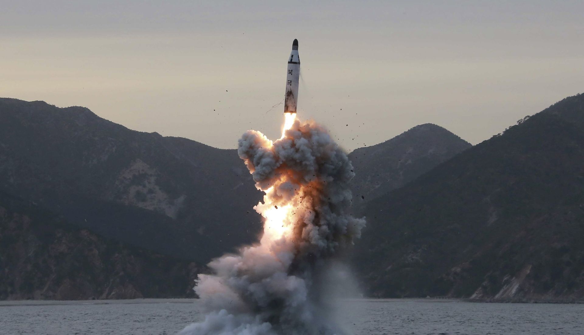 epa05934048 (FILE) - An undated file photo released on 24 April 2016 by North Korean Central News Agency (KCNA) shows an 'underwater test-fire of strategic submarine ballistic missile' conducted at an undisclosed location in North Korea. According to media reports on 28 April 2017 state that North Korea has test-fired a ballistic missile an area just north of Pyongyang. US Secretary of State Rex Tillerson warned on 28 April 2017 that failure to curb North Korea's nuclear and missile development could lead to 'catastrophic consequences.'  EPA/KCNA   EDITORIAL USE ONLY/NO SALES