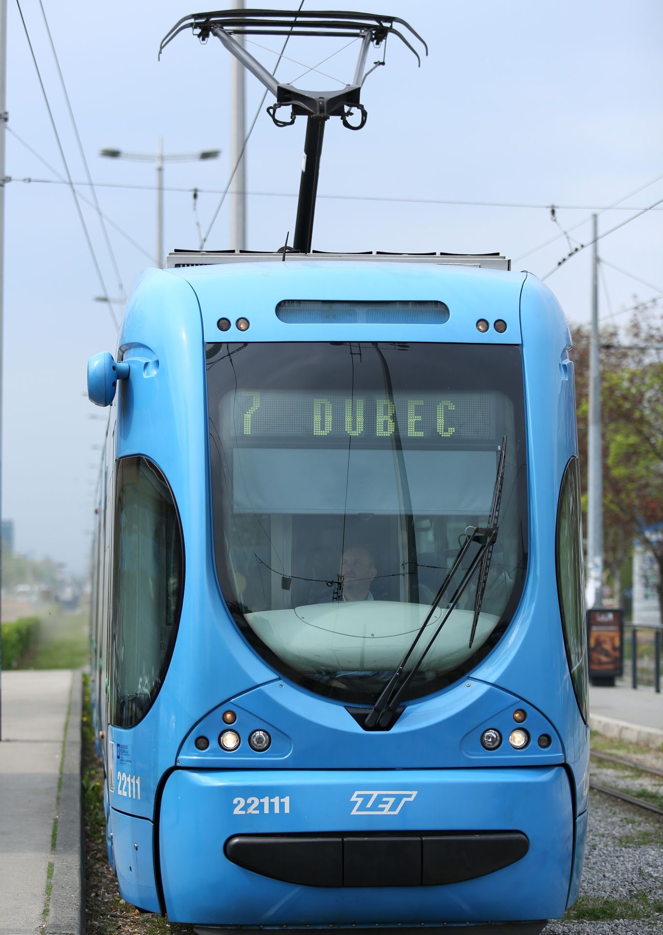 04.04.2017., Zagreb - Tramvaj broj 7, na liniji Dubec - Savski most.
Photo: Anto Magzan/PIXSELL