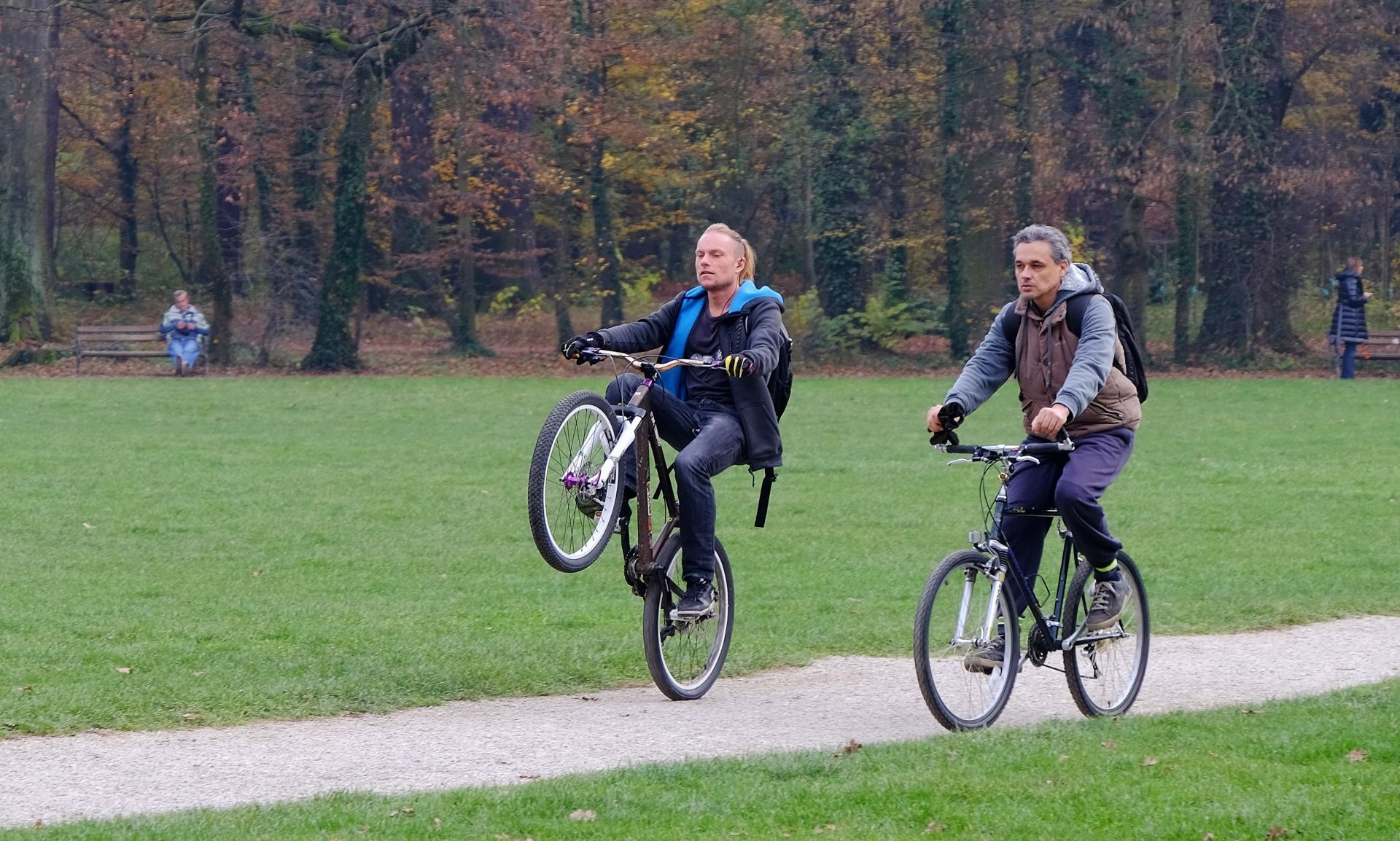 05.11.2016., Zagreb - Unatoc tome sto nije bilo kise, zahvaljujuci hladnom i oblacnom vremenu malo se gradjana odlucilo na setnju parkom Maksimir. 
Photo: Tomislav Miletic/PIXSELL