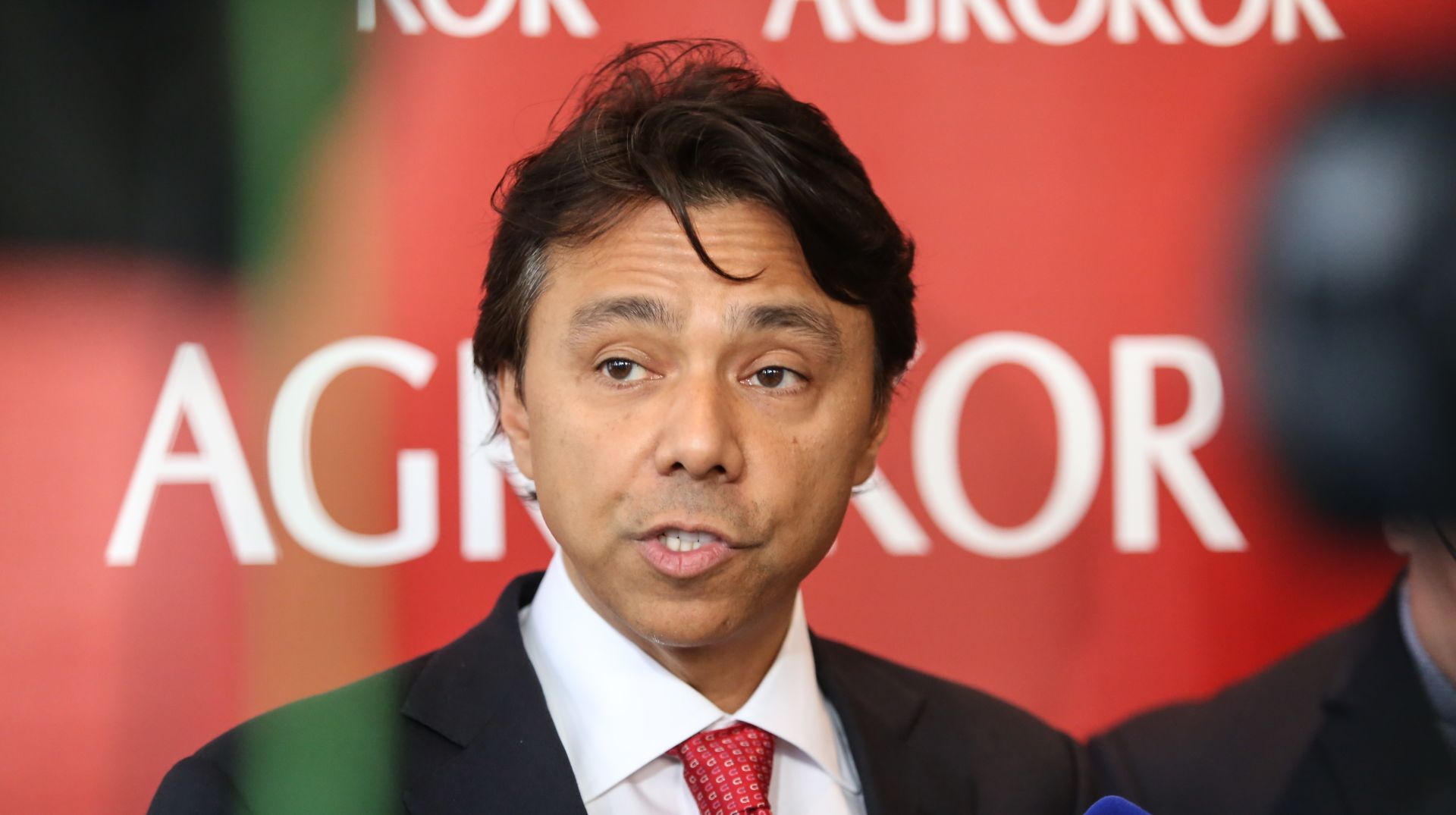 06.04.2017., Zagreb - Antonio Alvarez III obratio se javnosti nakon sto je Sabor usvojio tzv. lex Agrokor. Photo: Igor Soban/PIXSELL