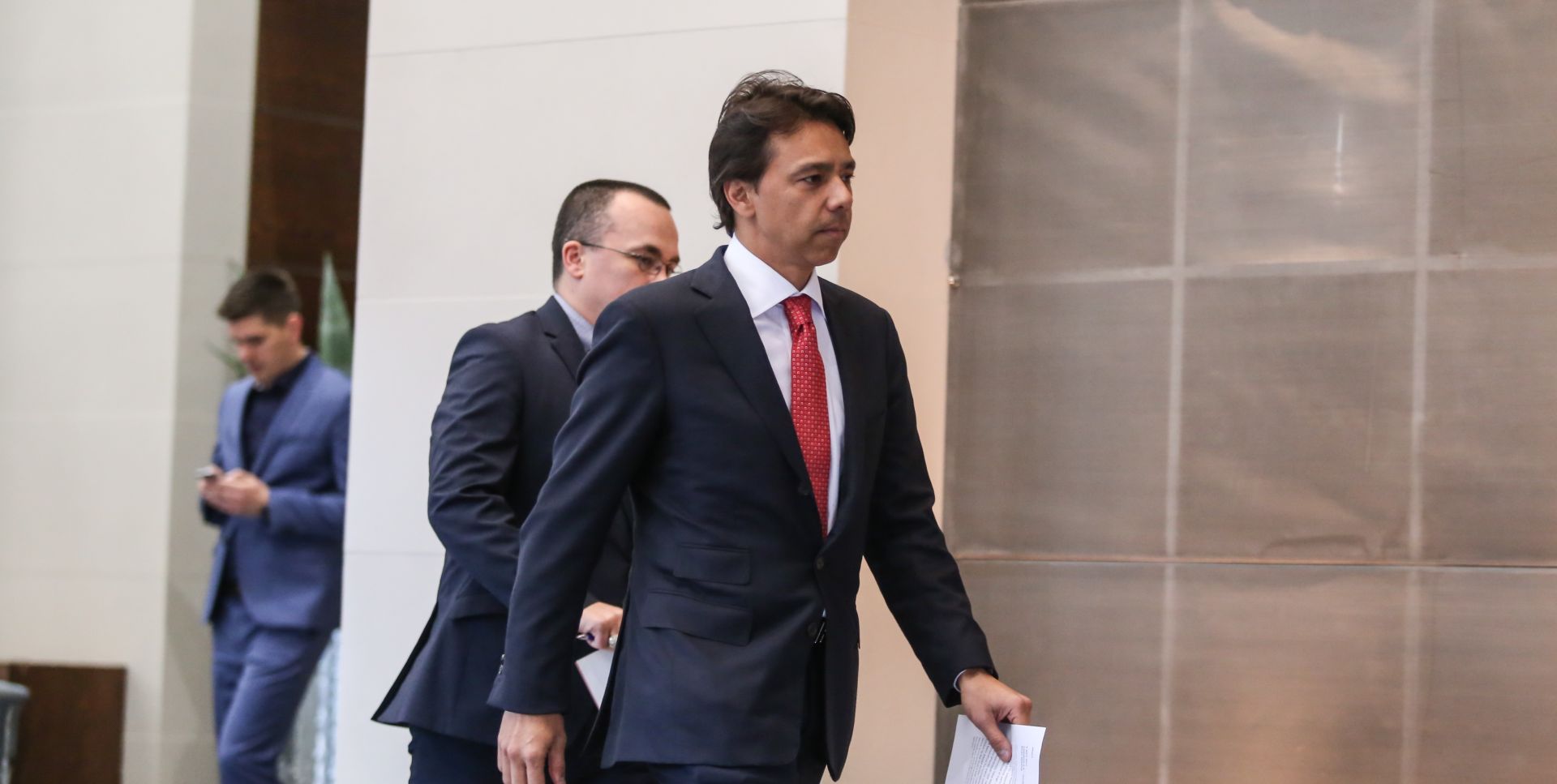 06.04.2017., Zagreb - Antonio Alvarez III obratio se javnosti nakon sto je Sabor usvojio tzv. lex Agrokor. Photo: Igor Soban/PIXSELL