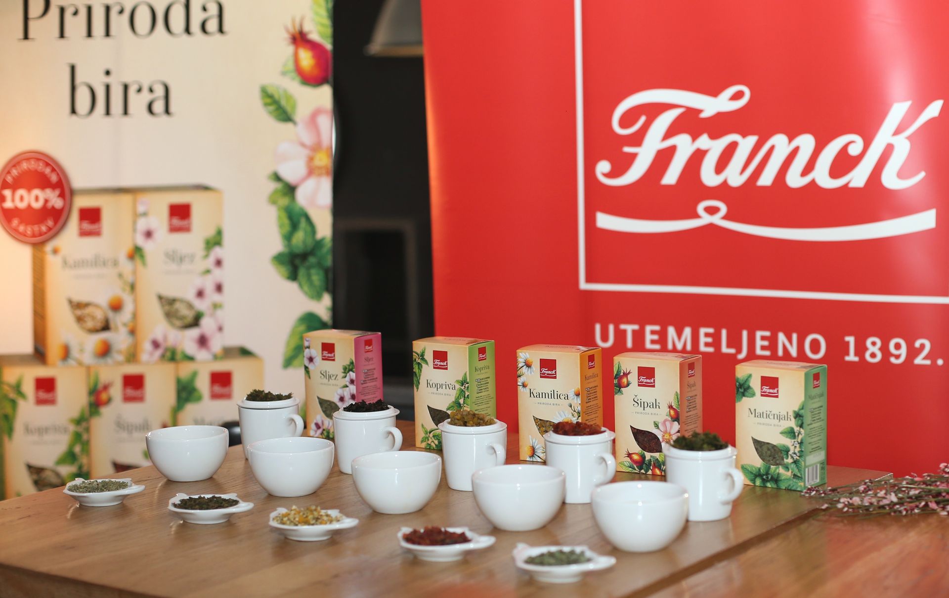 09.03.2017., Zagreb - Kavana Johann Franck, predstavljanje nove Franckove linije cajeva u rinfuzi pod nazivom Priroda bira.
Photo: Sanjin Strukic/PIXSELL