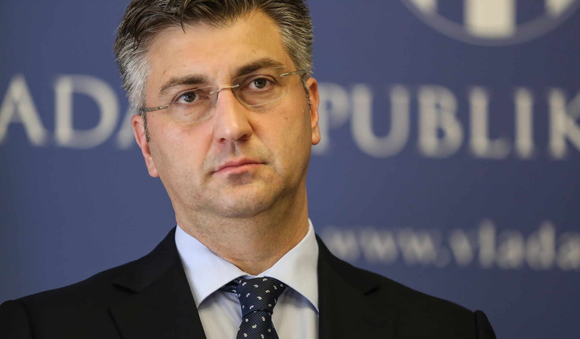 10.04.2017., Zagreb - Na sjednici Vlade premijer Plenkovic imenovao Antu Ramljaka povjerenikom za Agrokor. Andrej Plenkovic.
Photo. Igor Soban/PIXSELL
